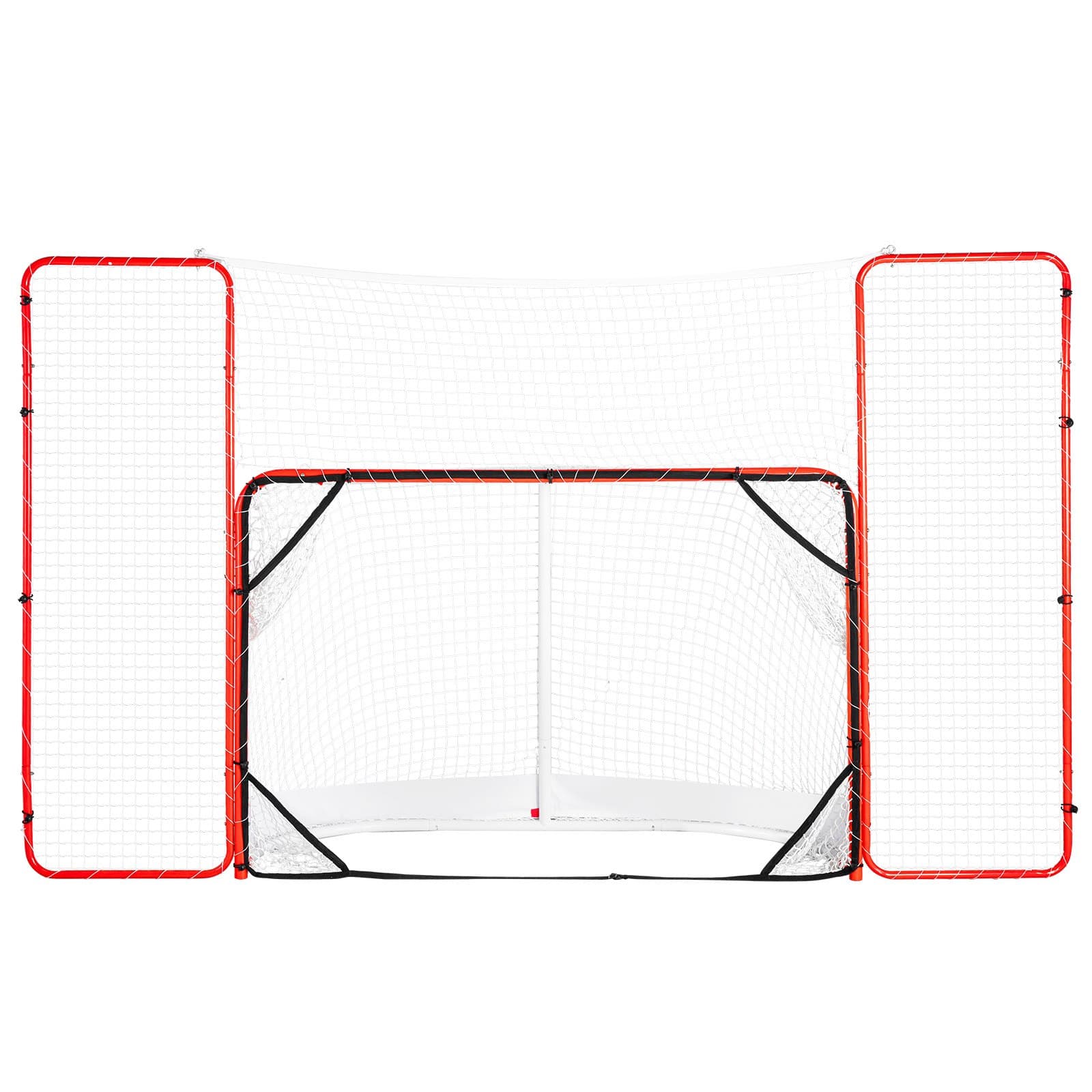 Hockeytor Streethockeynetz mit Rücklaufsperre und Zielen, 310 x 183 cm