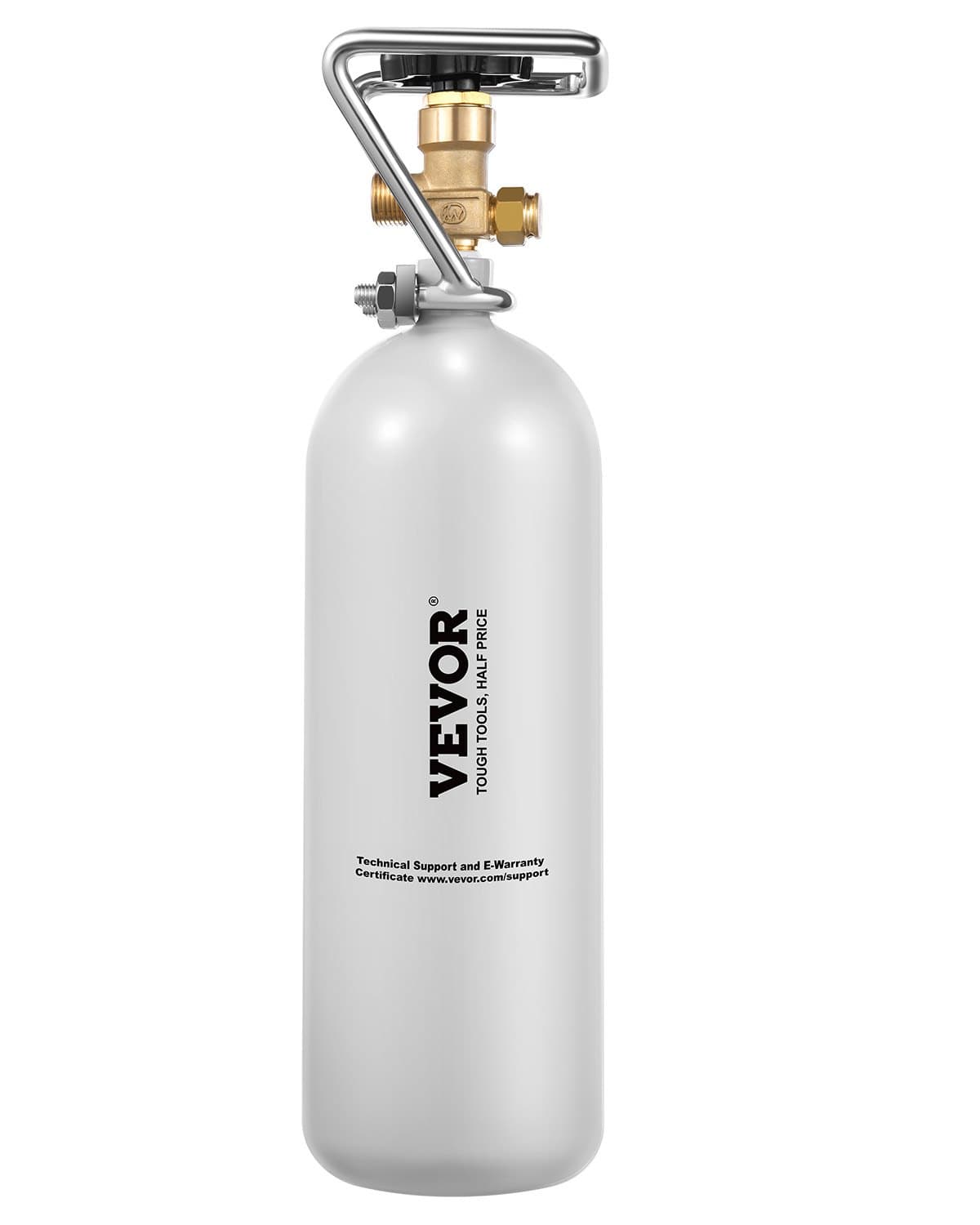 CO2-Druckgasflasche 2 kg aus legiertem Stahl