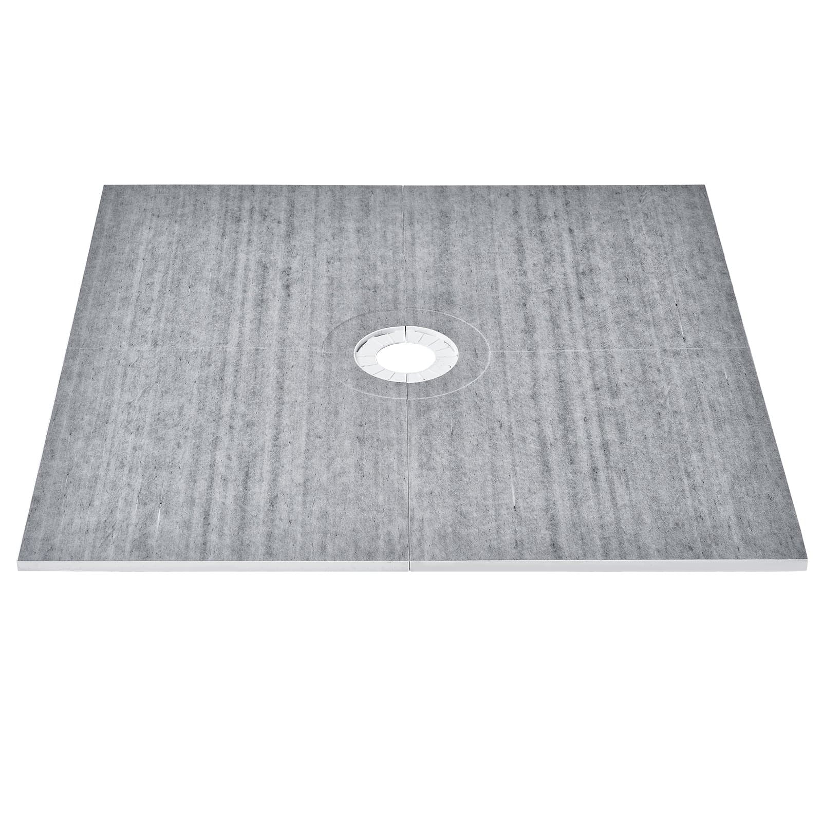 Duschrand-Set 1828 x 1828 x 32 mm mit Zentralablauf