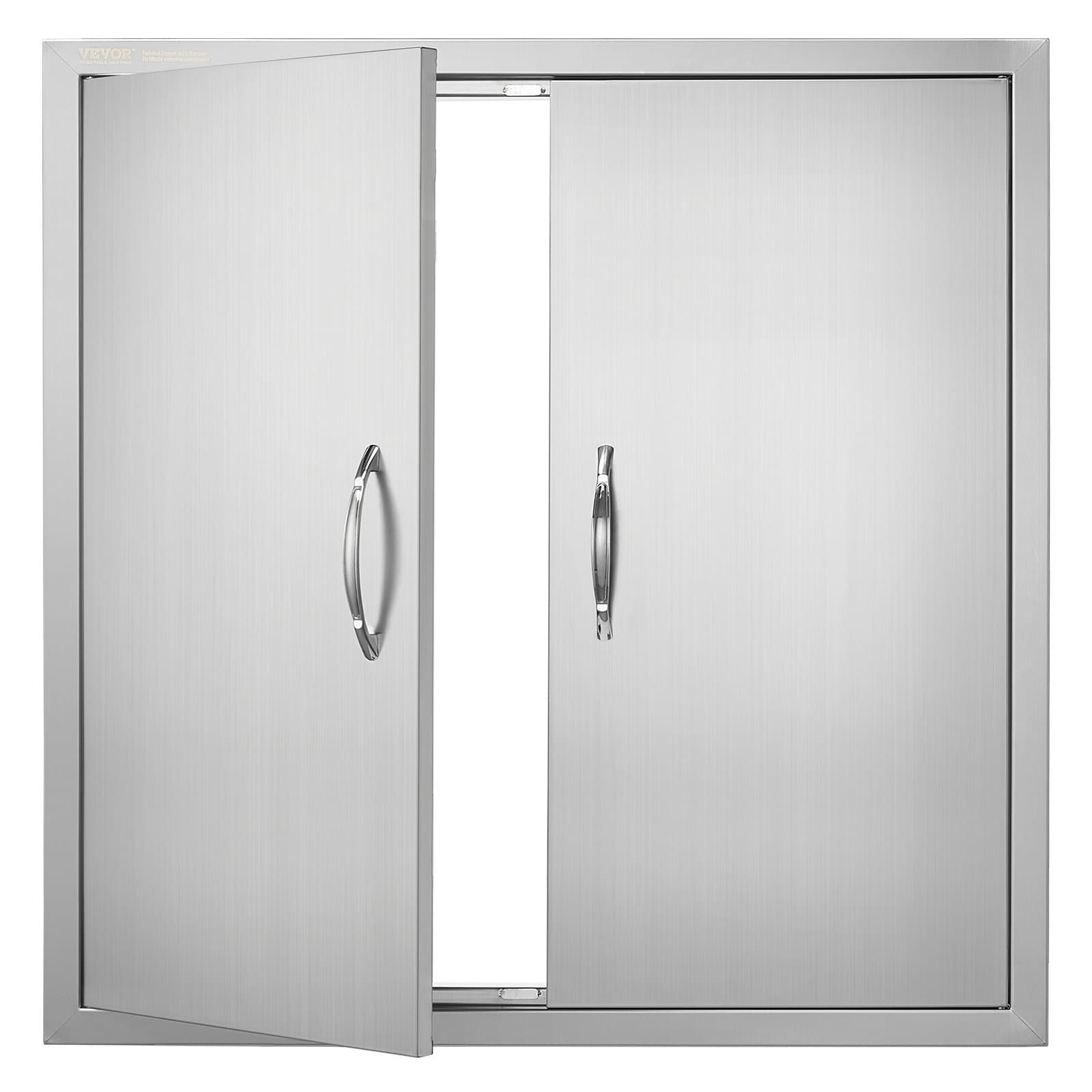 Porta di accesso in acciaio inox a filo per isole da grill