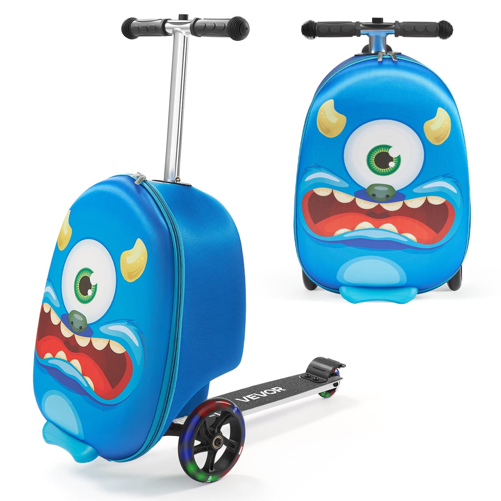 Kinder-Scooter-Koffer 20 L Fassungsvermögen, Blau