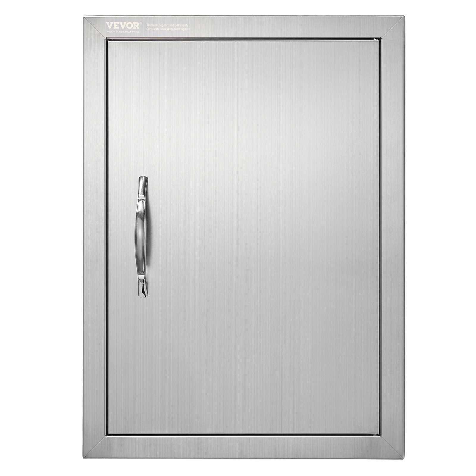 Edelstahl Grill-Zugangstür flächenbündig 407x559 mm