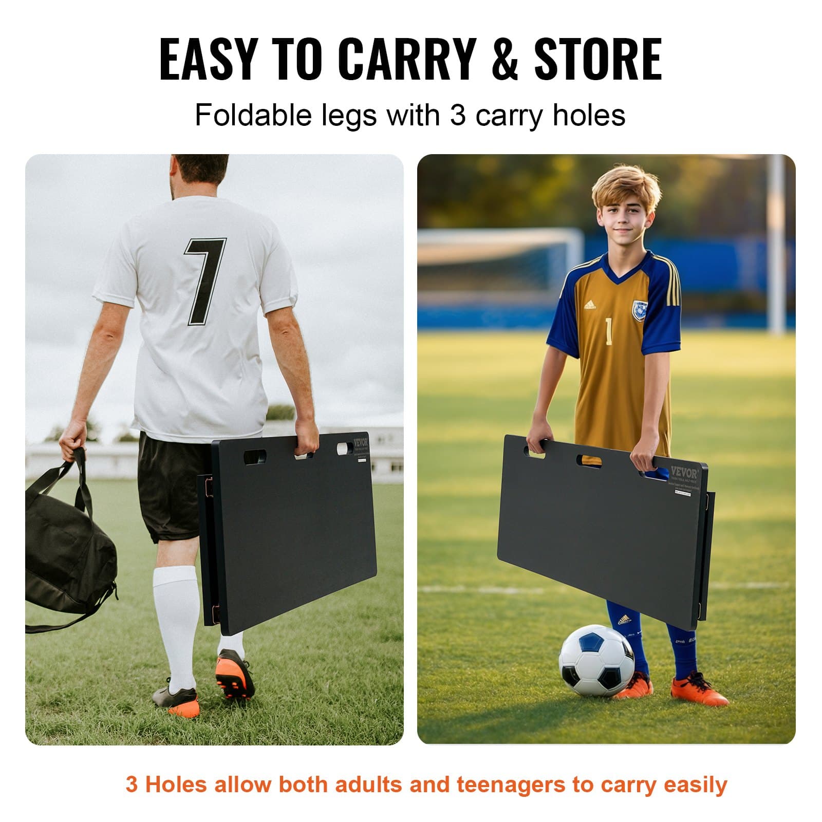 Tragbares Fußball Rebound Board aus HDPE