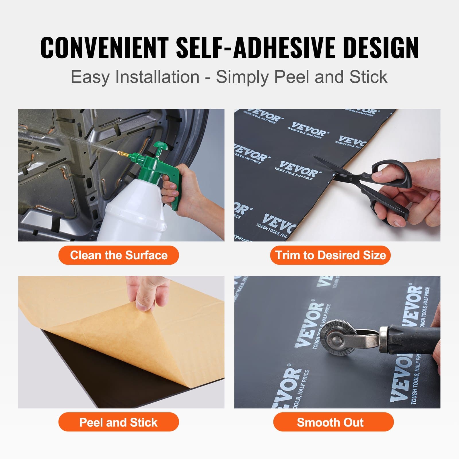 24er-Set Dämmmatte Auto 2,3 m² Antidröhnmatte 5 mm 4-lagig