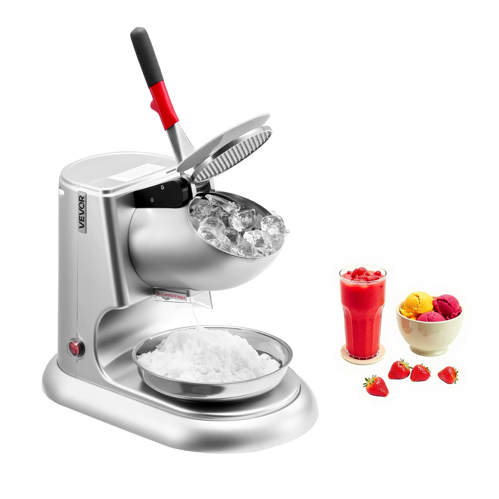 Electric Ice Crusher 300 W with Stainless Steel Housing