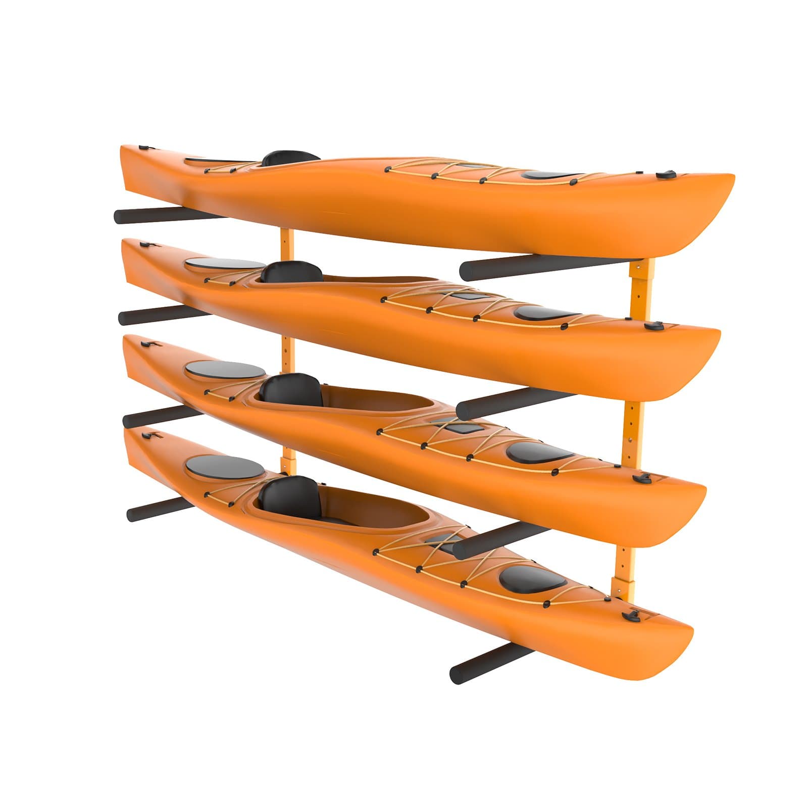 Soporte de pared para kayak 4 kayaks, 181,6 kg