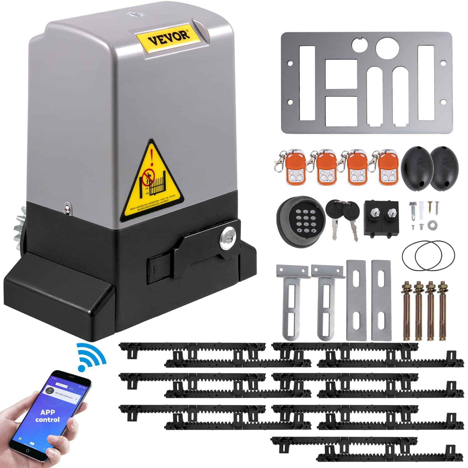 Elektrischer Schiebetorantrieb 1800 kg mit App