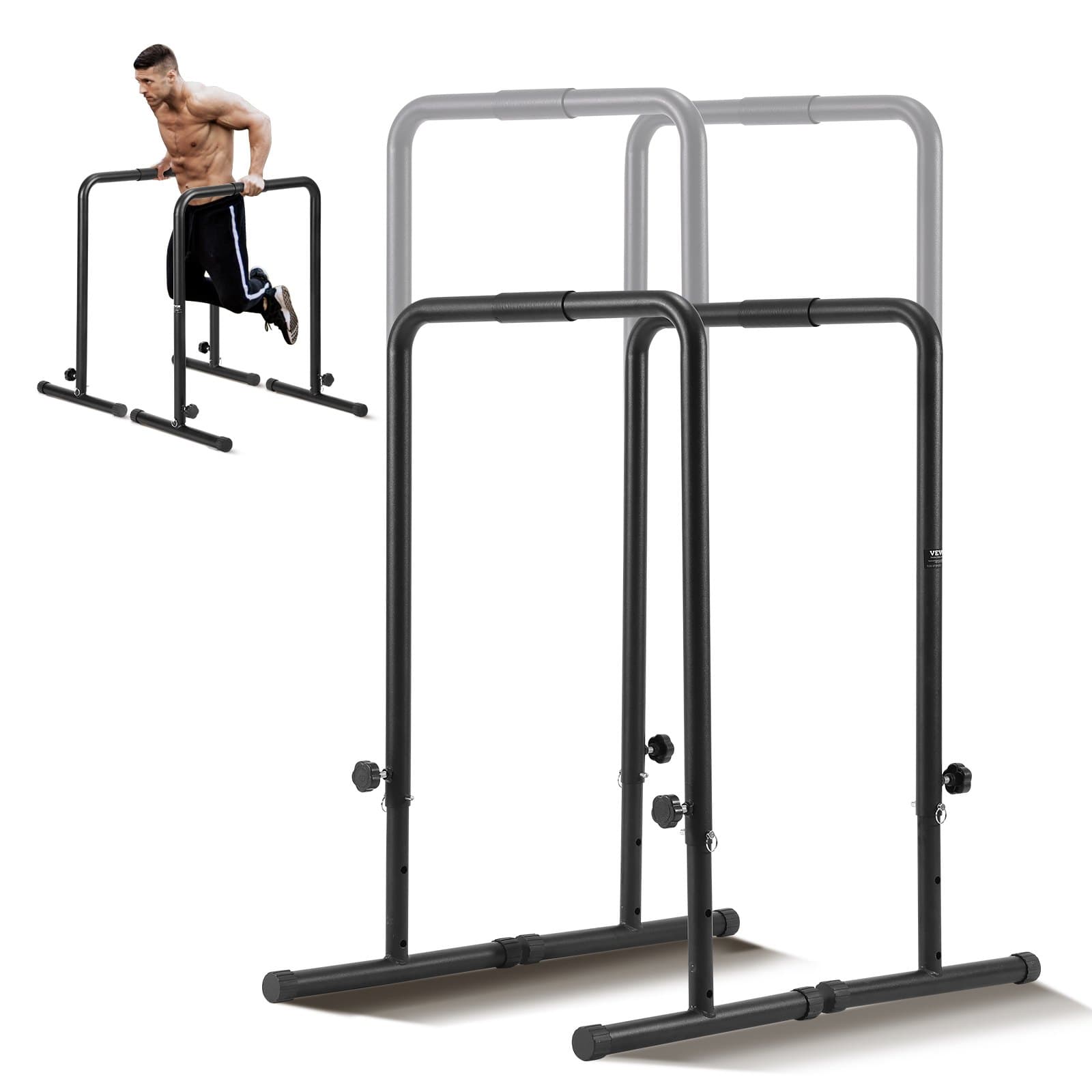 Verstellbare Dip-Station für Heimtraining bis 200 kg
