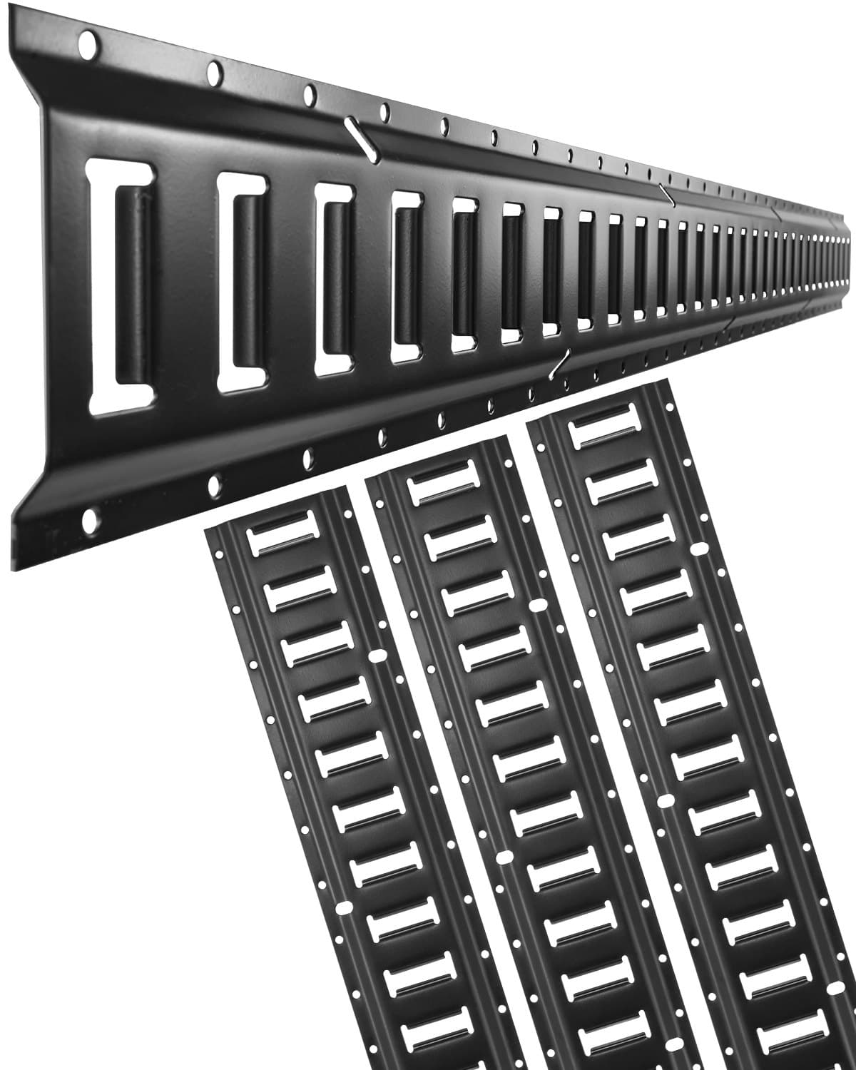 طقم قضبان E-Track فولاذ 152 سم 4 قطع