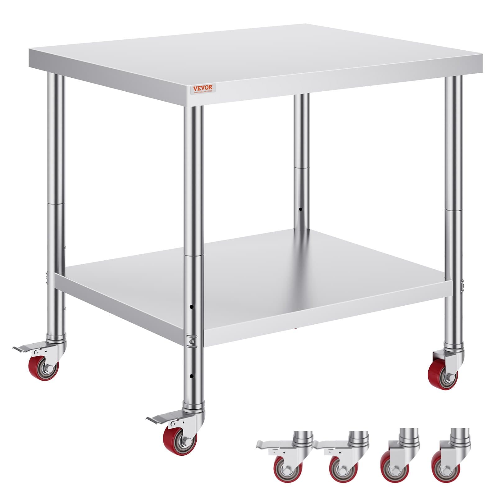 Table de travail en inox pour gastronomie et cuisine