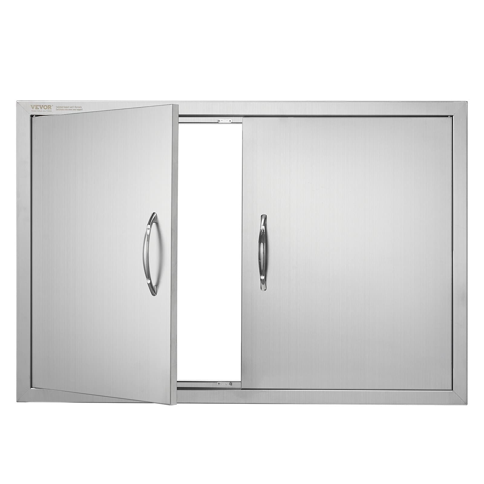 Porta di accesso in acciaio inox per grill 915x610x46 mm