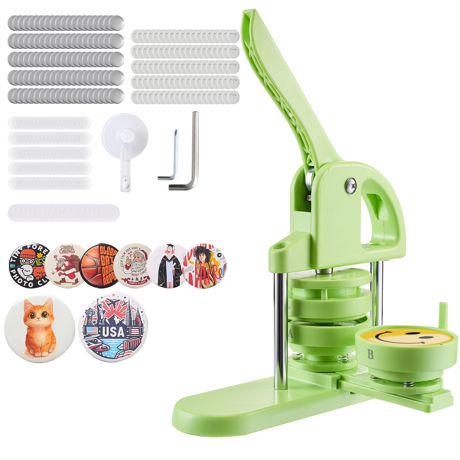 Button Maker Machine 75 mm with Accessories