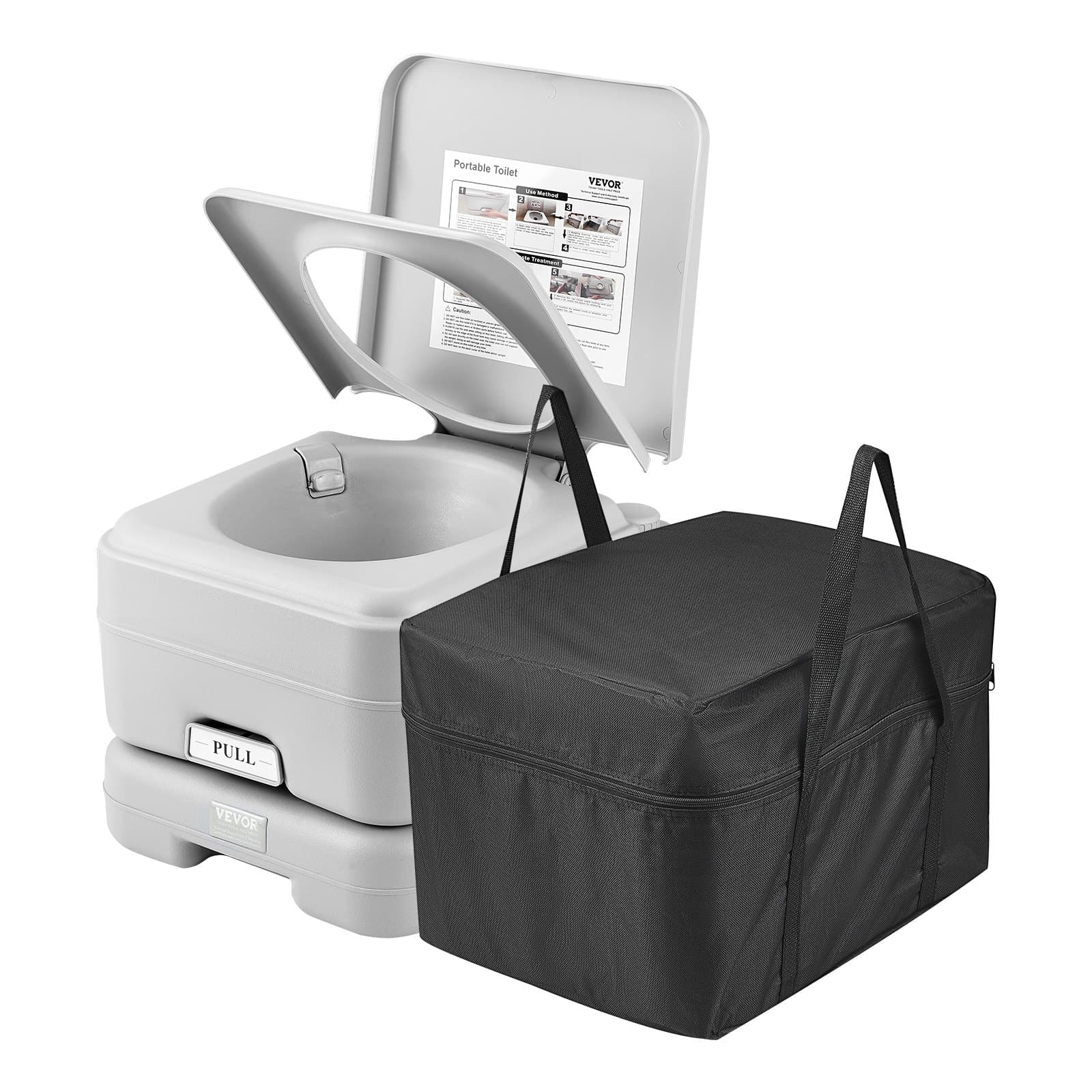 Tragbare Camping-Toilette mit 32-Gallonen-Tanks