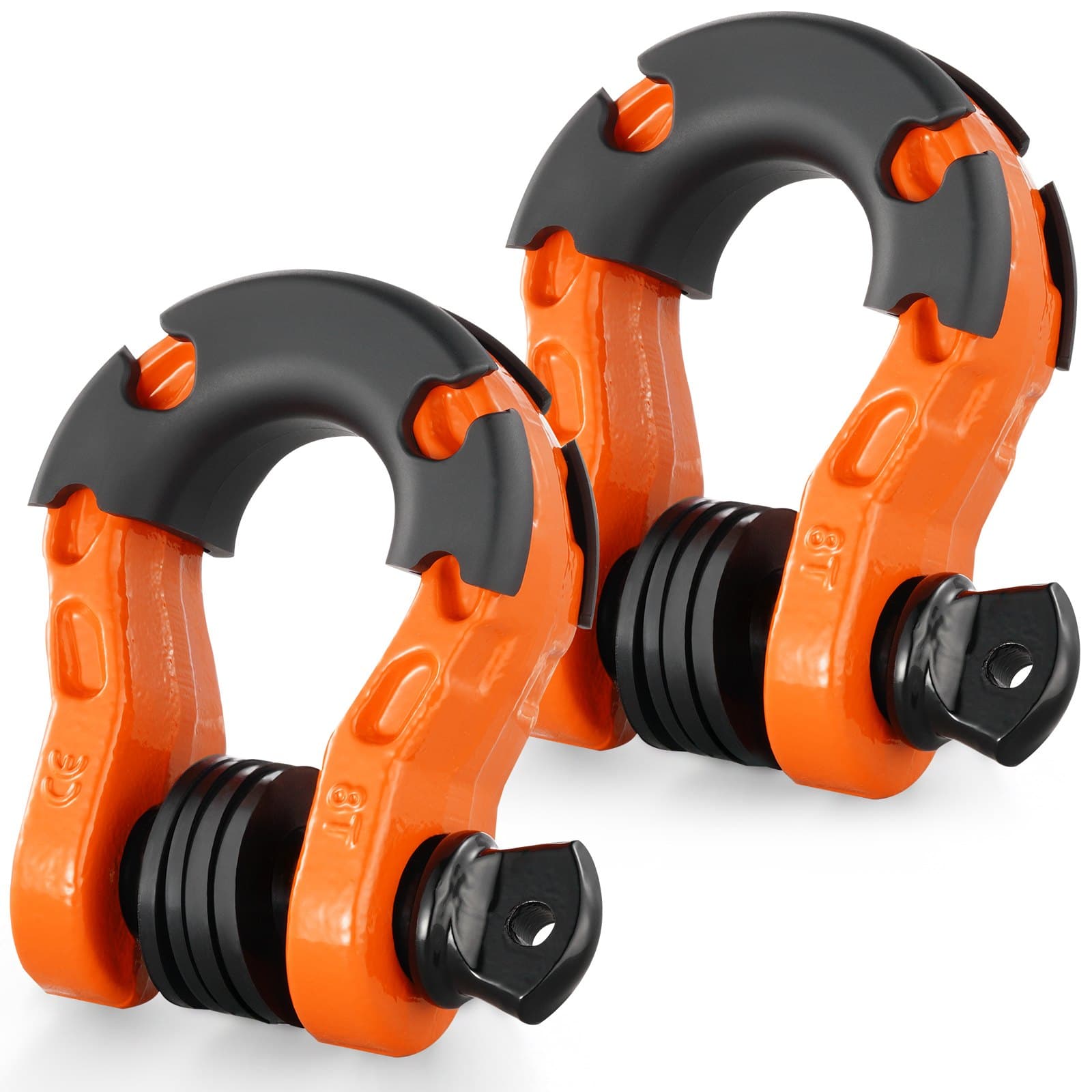 D-Ring-Schäkel 3/4 Zoll mit Schraubstift, 2er-Pack