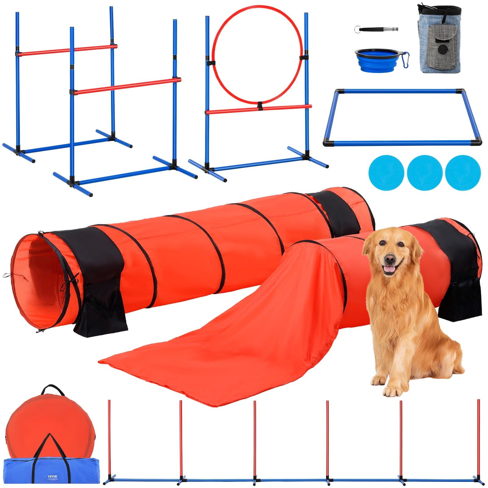 Agility-Trainingsausrüstung für Hunde, 7-teiliges Set