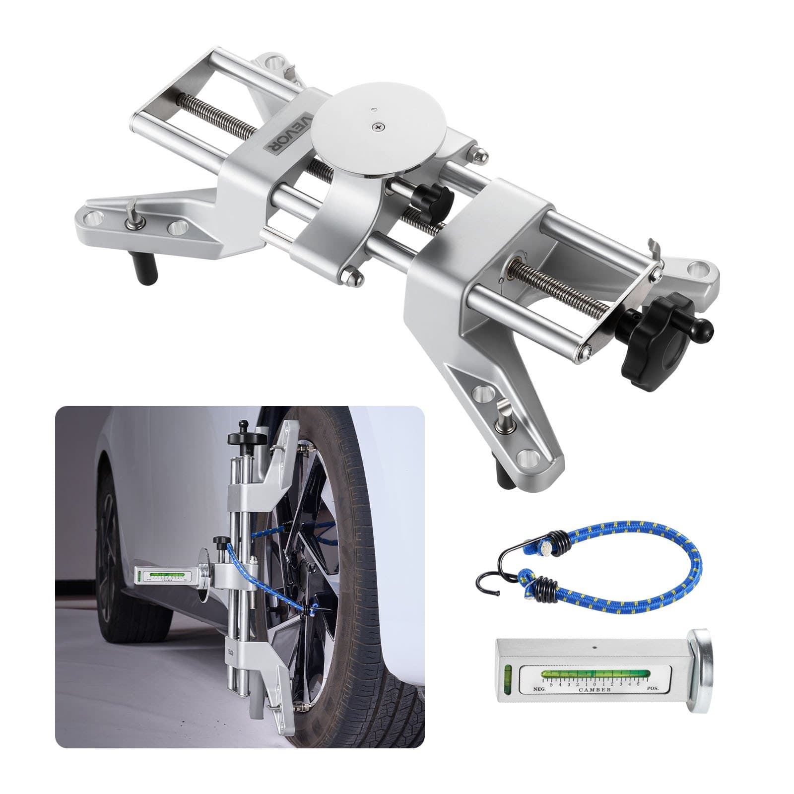 Pinza de rueda y adaptador magnético