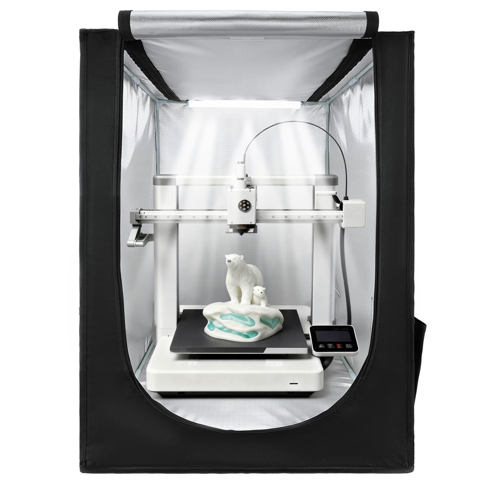 Enceinte pour imprimante 3D tente 55 x 65 x 75 cm avec éclairage LED