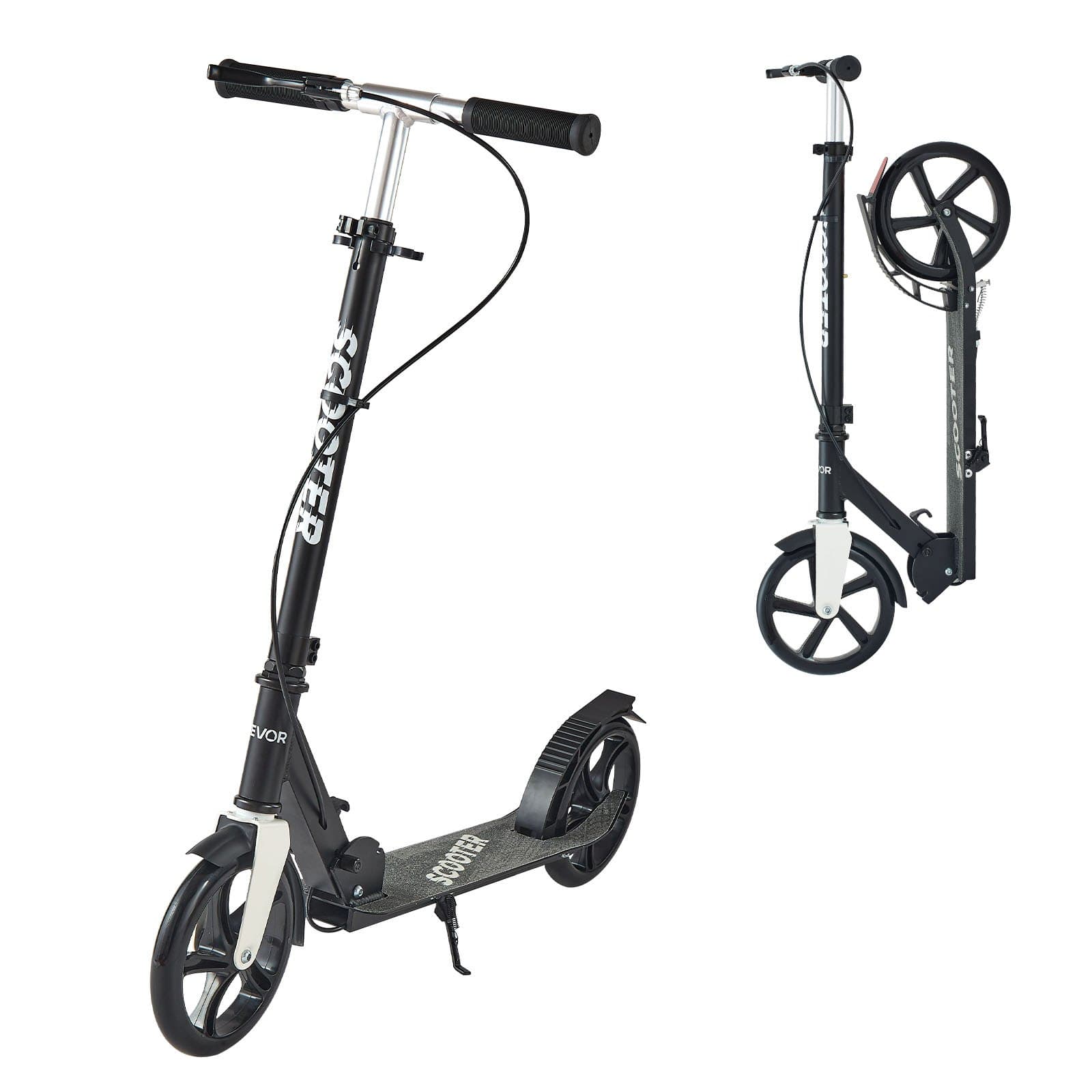 Trottinette ville enfant dès 8 ans, noire