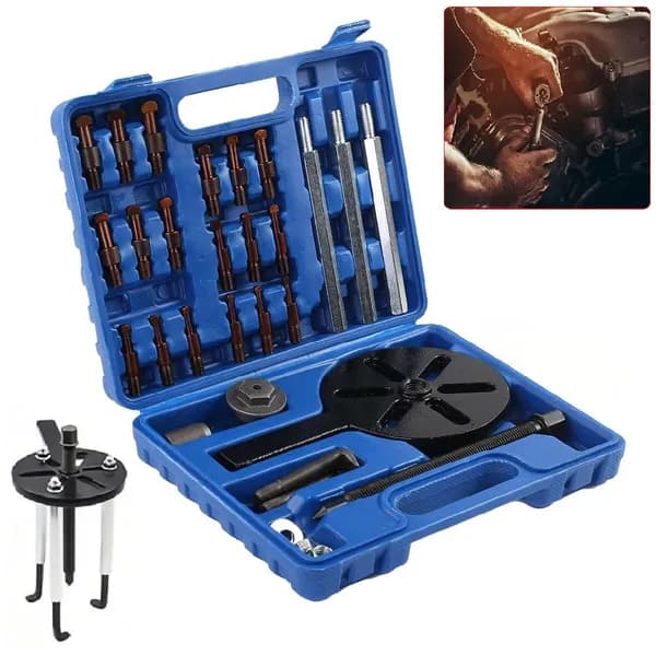 Set da 34 estrattori per cuscinetti interni con scatola
