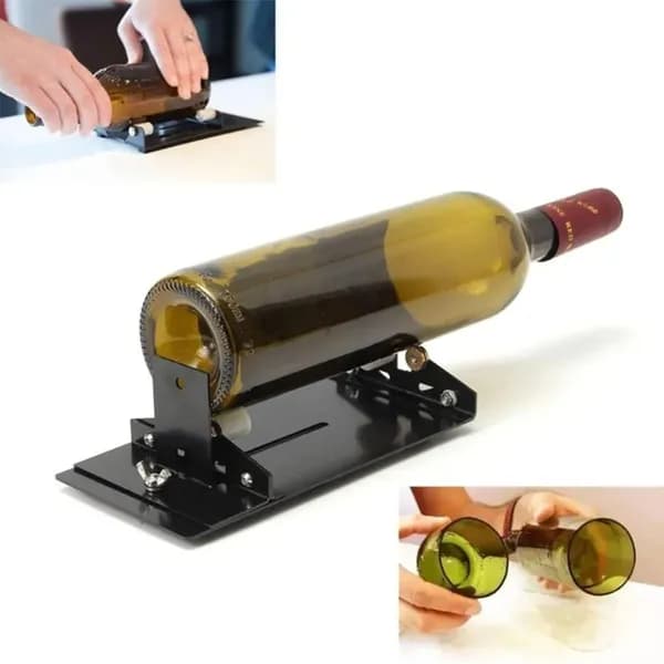 Glass Bottle Cutter Kit, 19-Piece Multifunctional