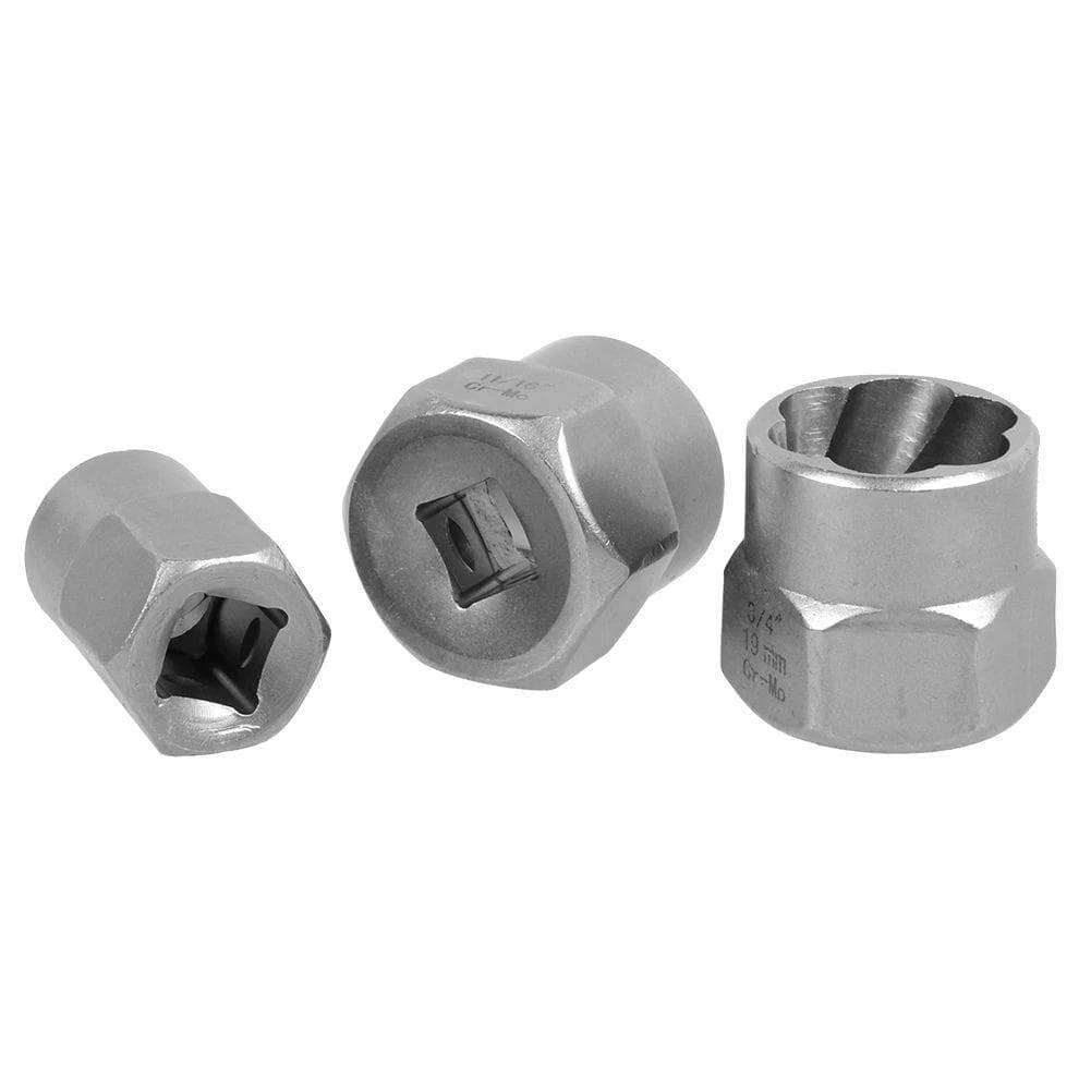 14-Piece Nut and Bolt Extractor Set, 3/8 Inch Drive
