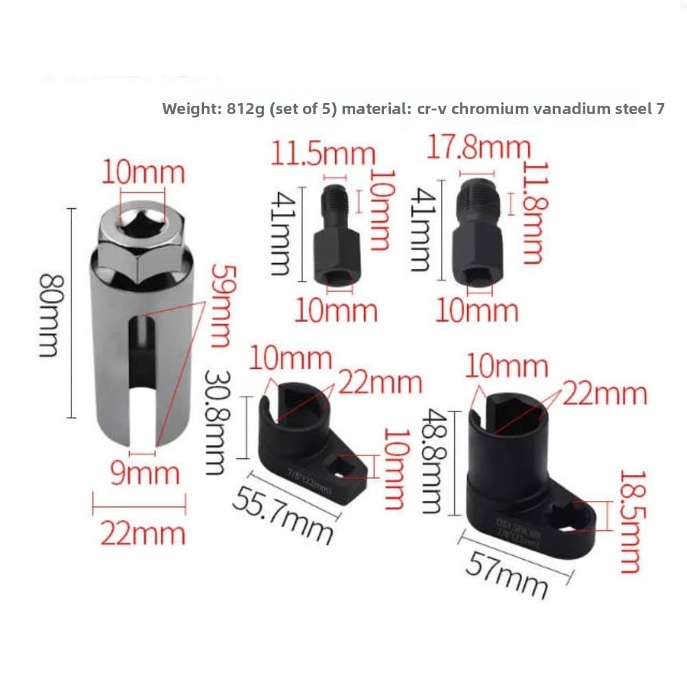 Supporting pan European transportation - a set of 5 oxygen sensors suitable for vehicle oxygen removal and installation universal puller removal tool