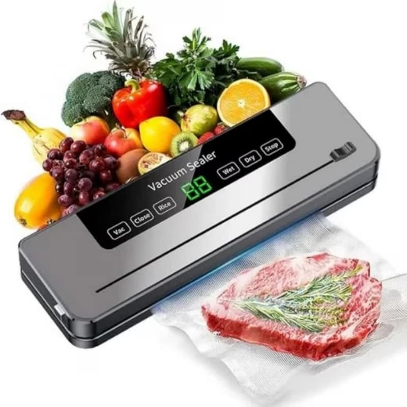 Support pan European shipping--Automatic Vacuum Sealer Machine For Household Food Preservation - Dry & Wet Use, Deep Space Gray, Includes 50 Free 20x3