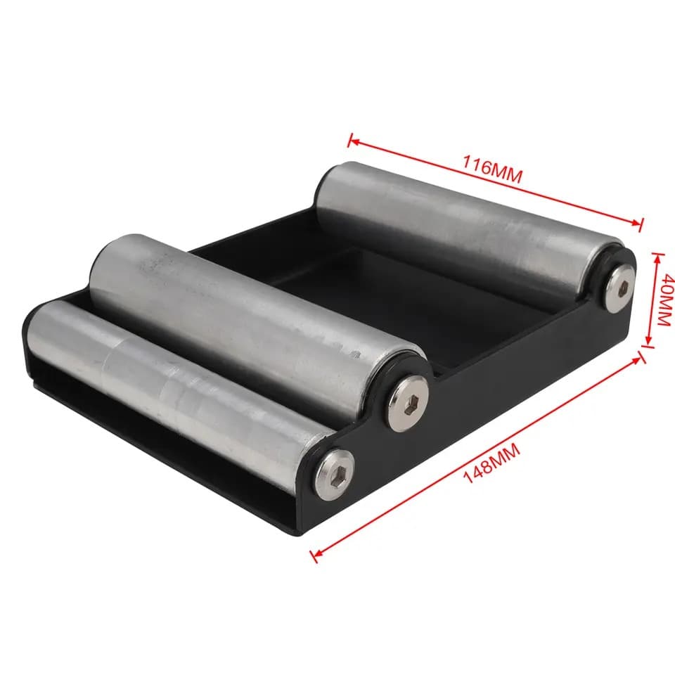 Supporto per pulizia moto con set di spazzole e borsa
