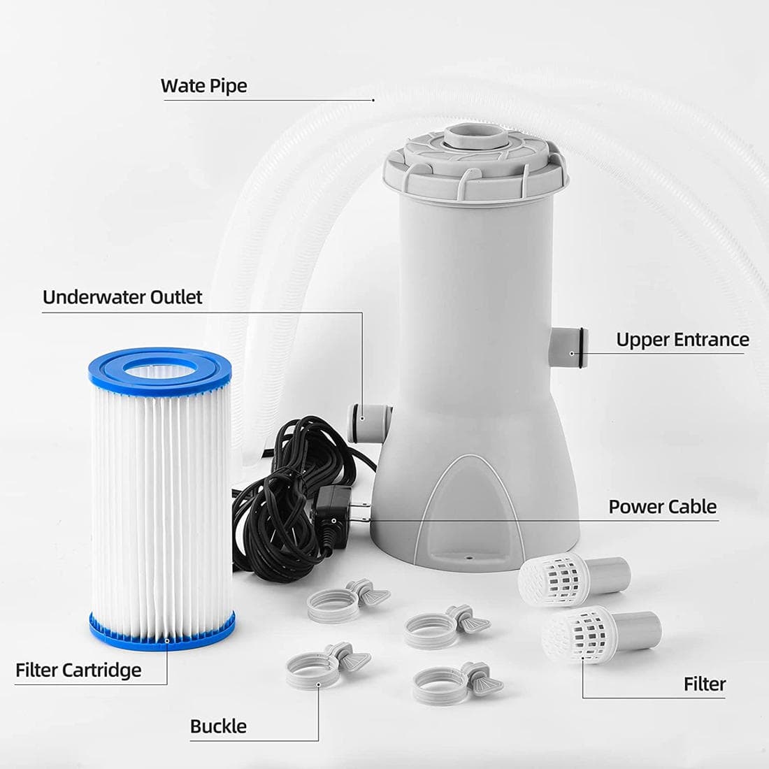 Support pan European shipping--Frame Pool Filter Pump