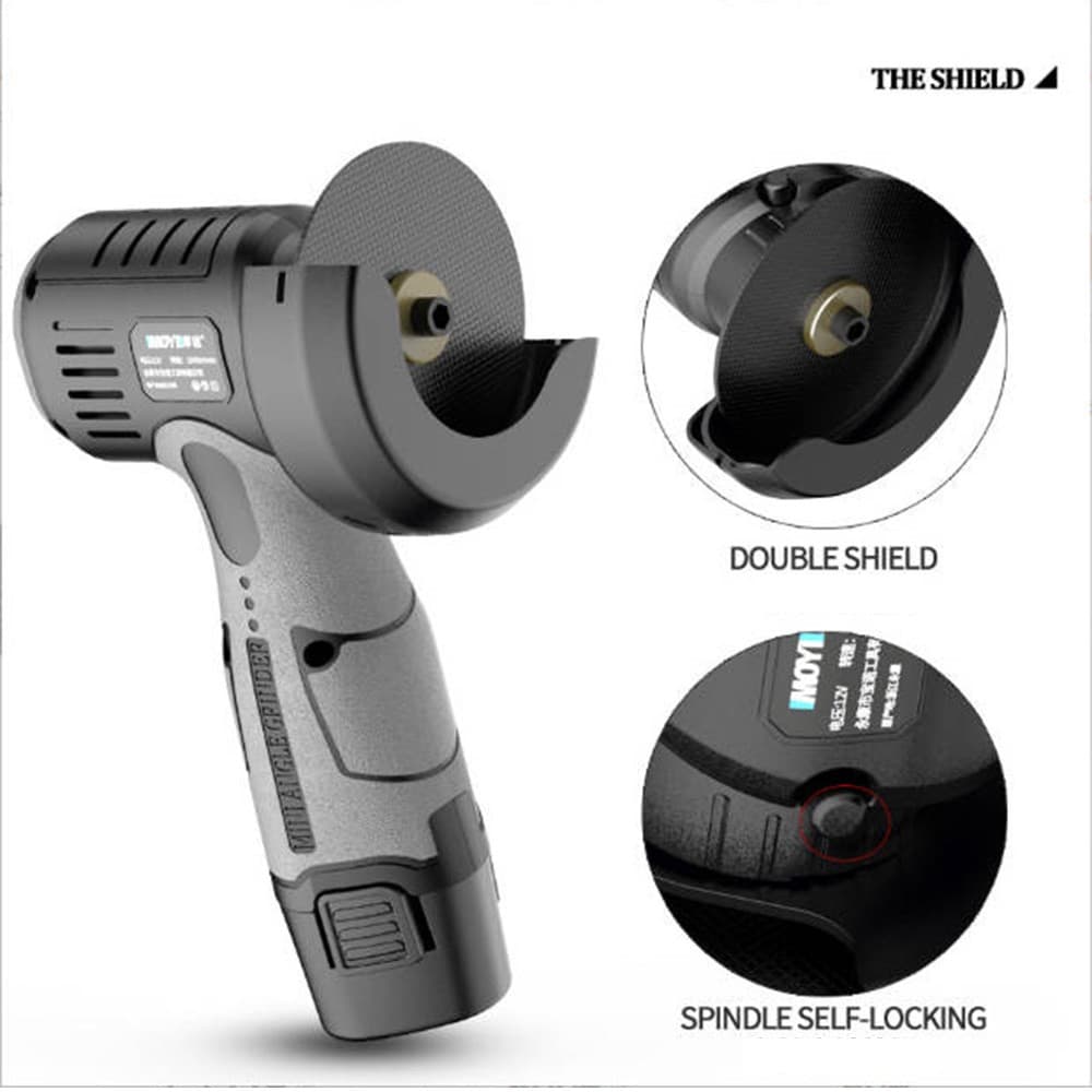 Support Pan European：Battery Cut-Off Grinder 12V Angle Grinder Grinder Flex With 2 Batteries