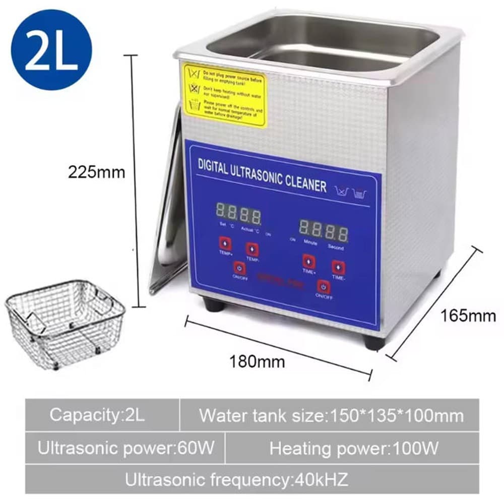 Pan-European-2L Ultrasonic Reinigung Gerät - Ultrasonic Cleaner