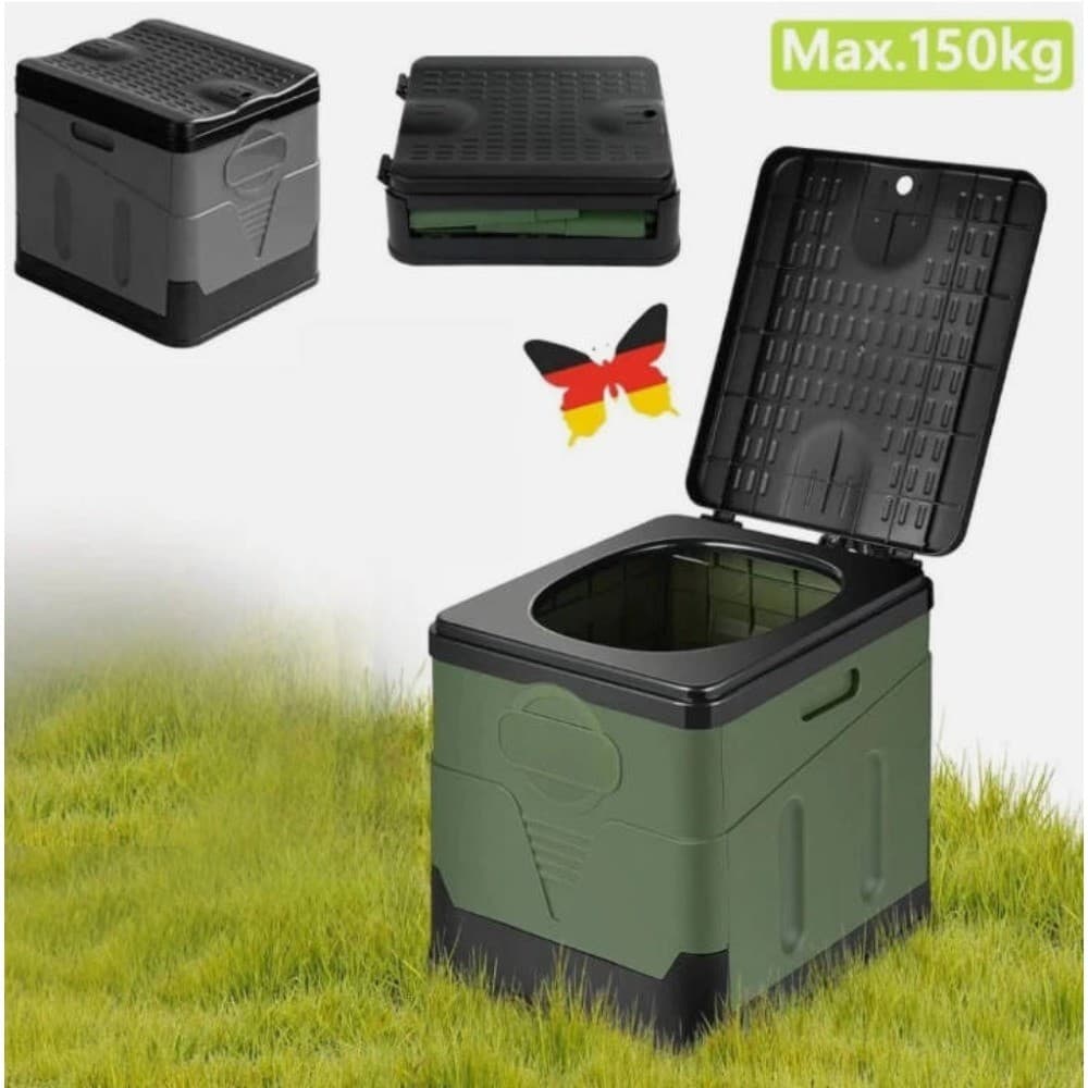 Inodoro de camping portátil plegable 20 litros