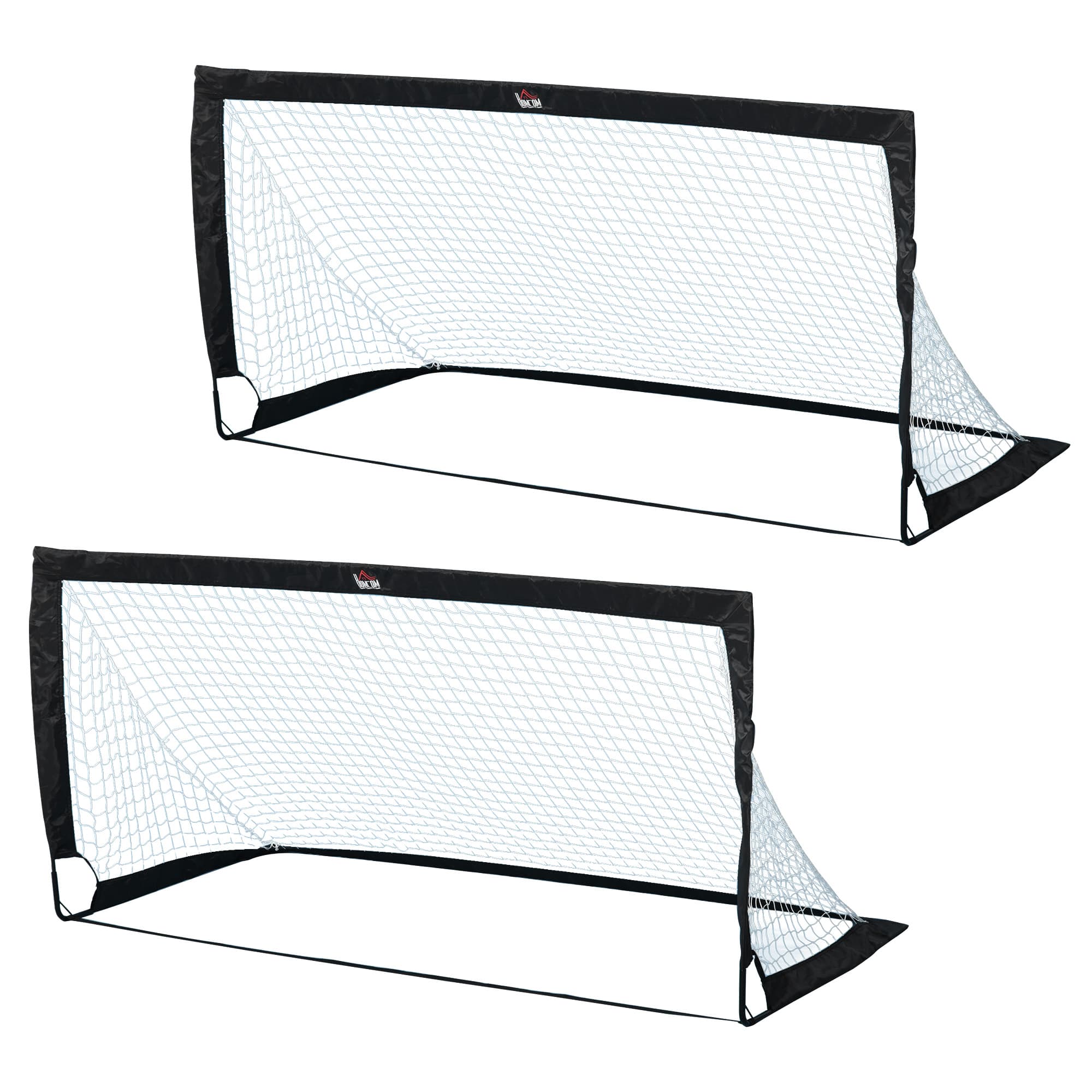 Fußballtor 2er Set faltbar 183 x 90 x 90 cm mit Tragetasche