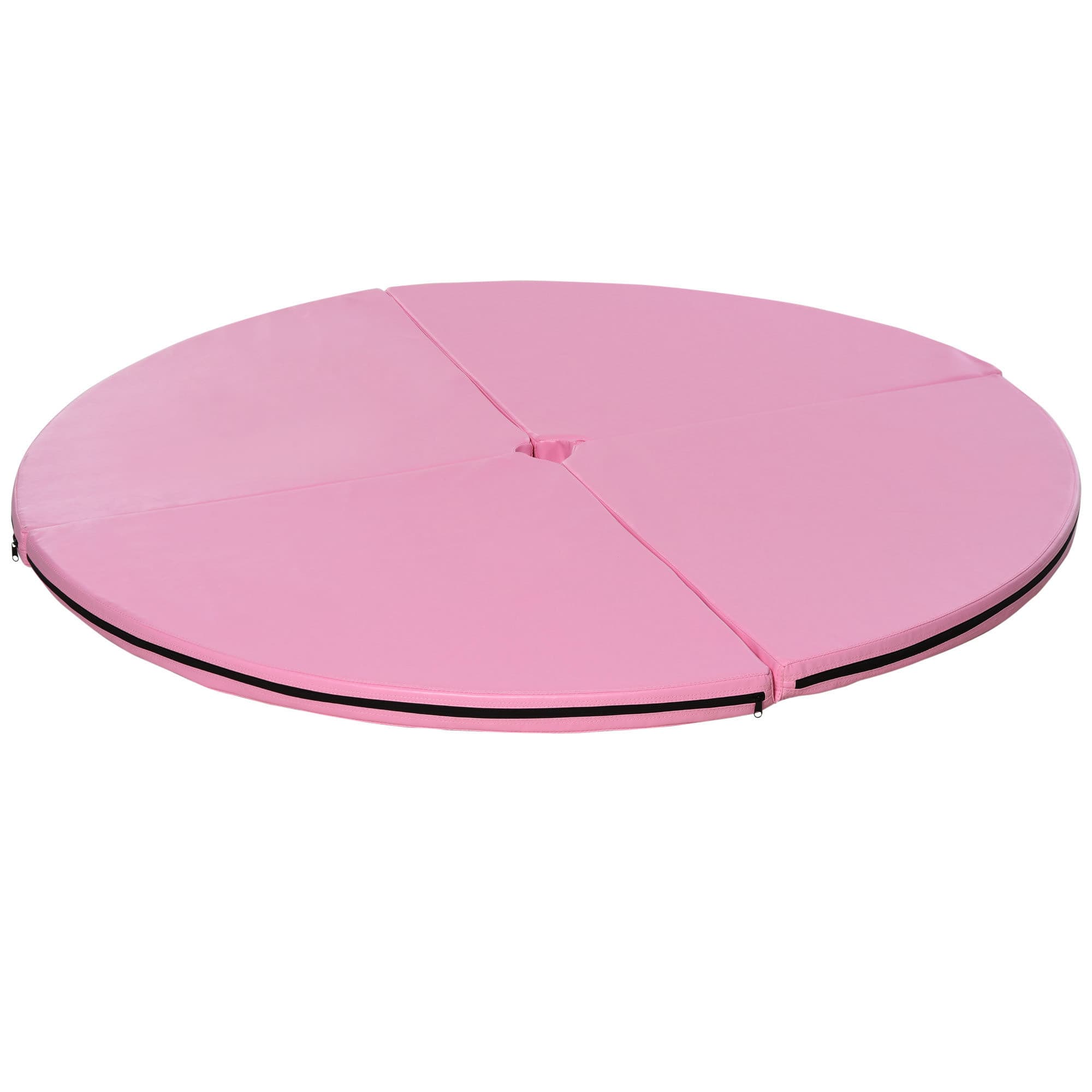 Runde Pole-Dance-Matte aus Kunststoff, 5 cm, Rosa