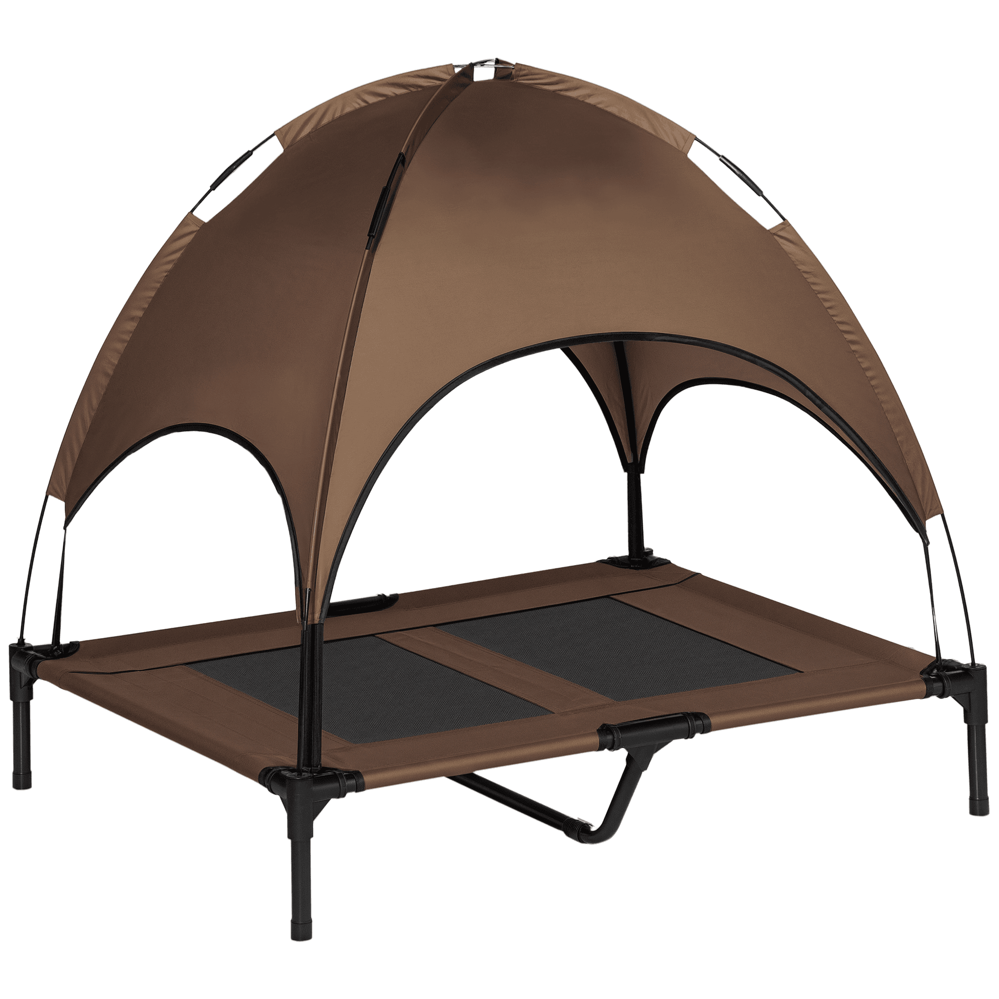 Erhöhtes Hundebett mit Baldachin, Outdoor