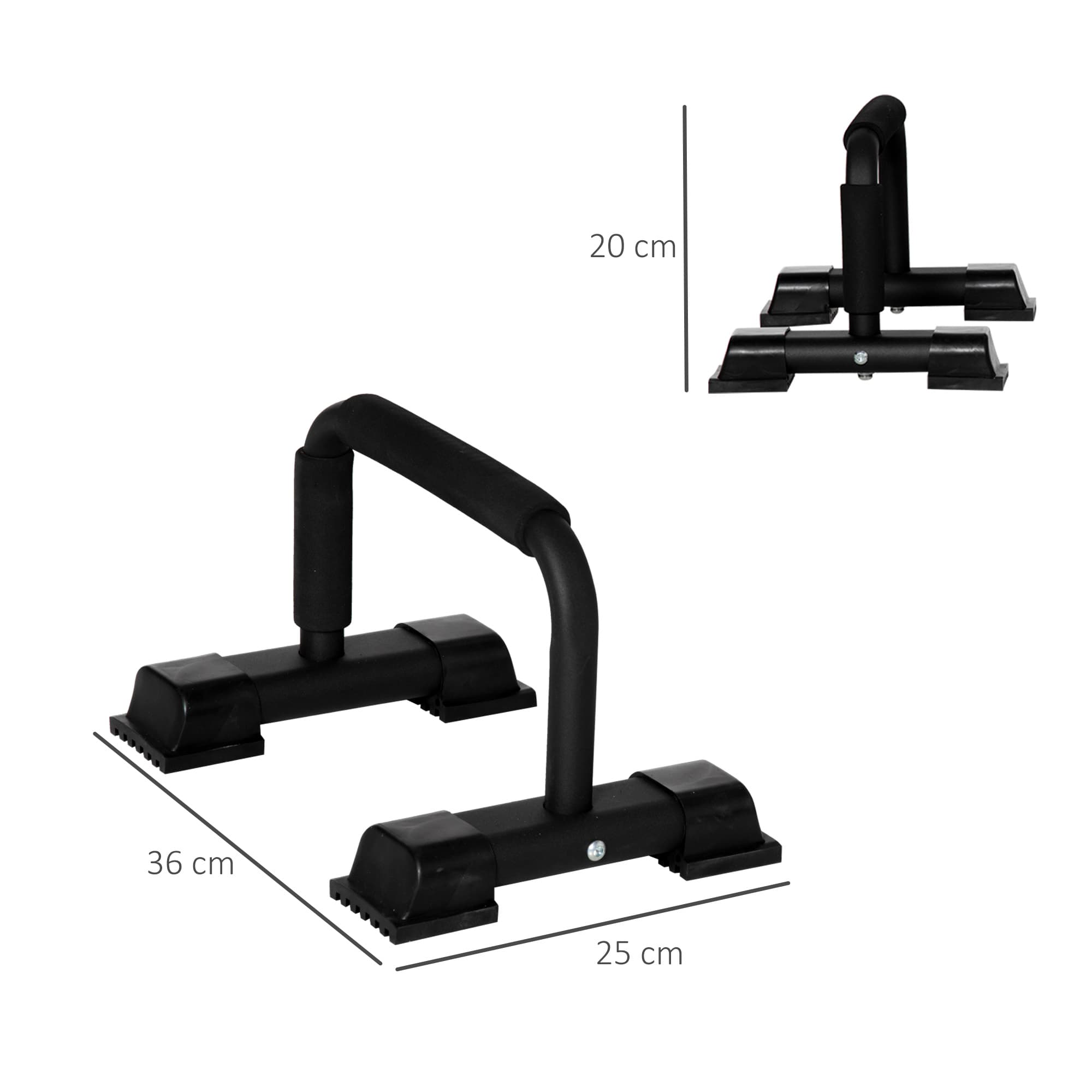Dip-Barren 2er Set, Dip-Station bis 120 kg, für Zuhause