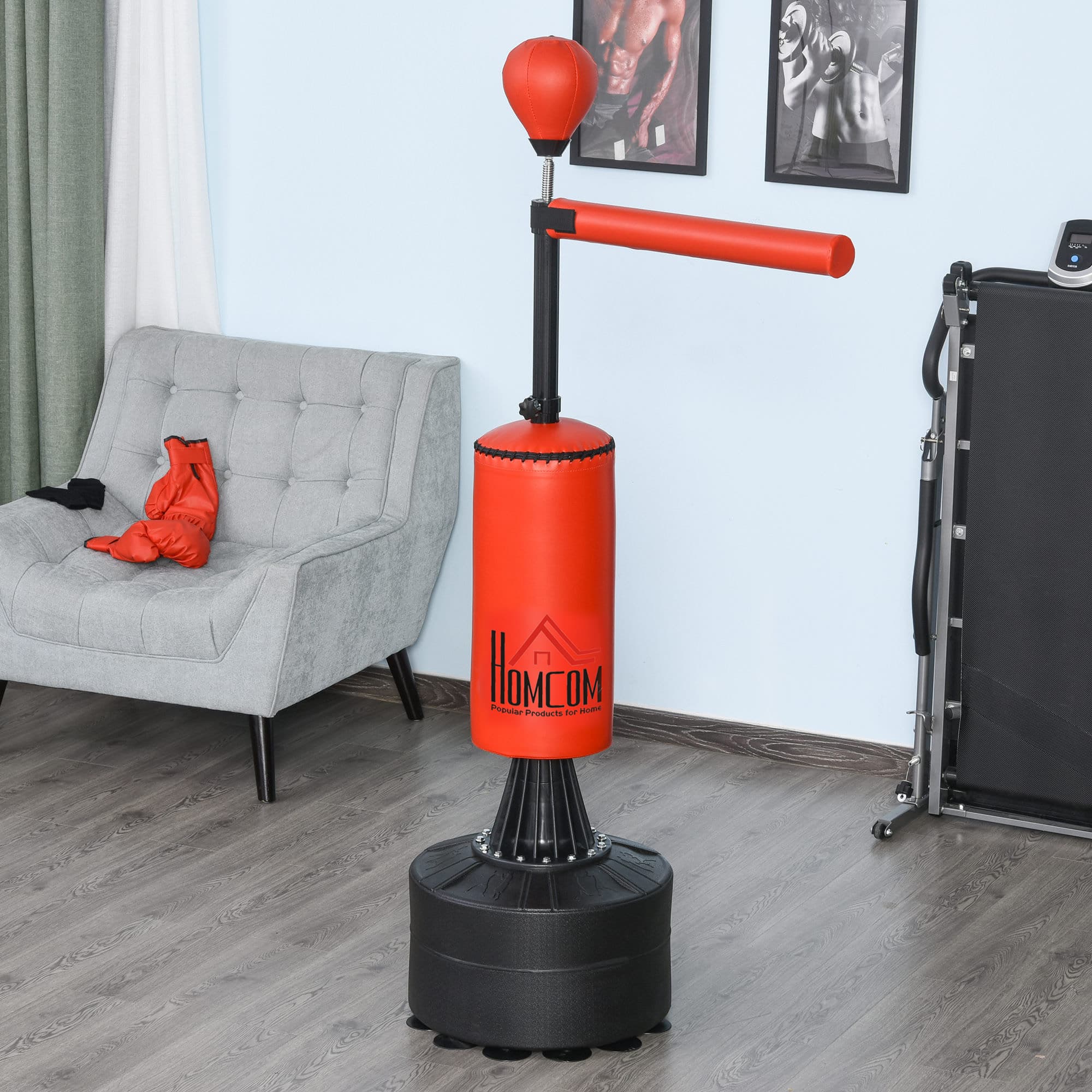 Standboxsack 155-205 cm höhenverstellbar mit 360°-Reflexstange