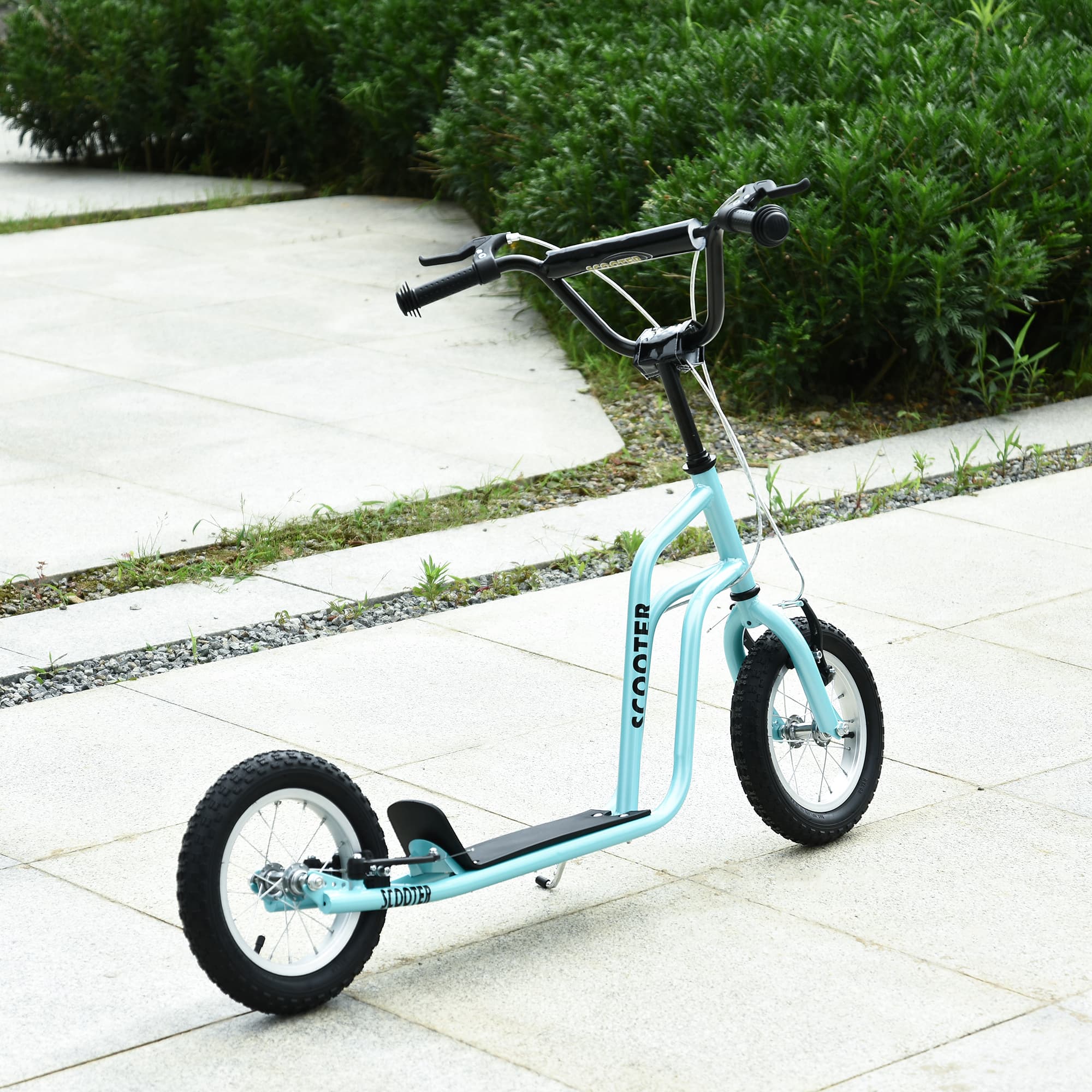 Trottinette enfant guidon réglable et pneus 12 pouces