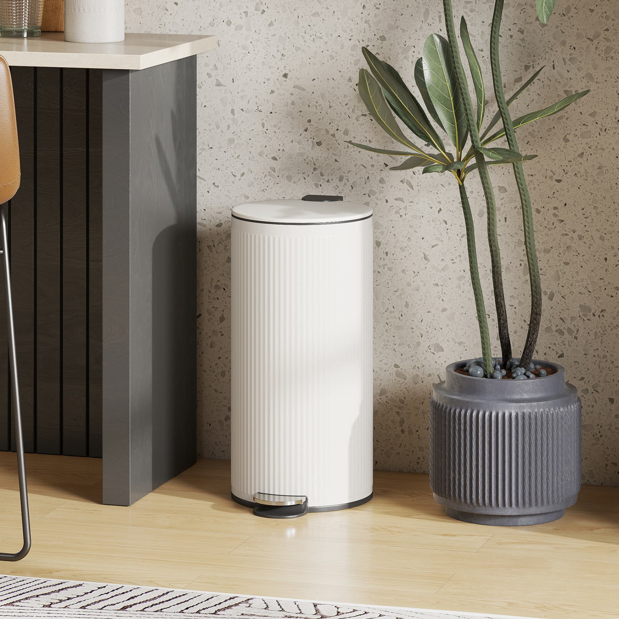 Treteimer 30 L mit Softclose-Deckel und Inneneimer