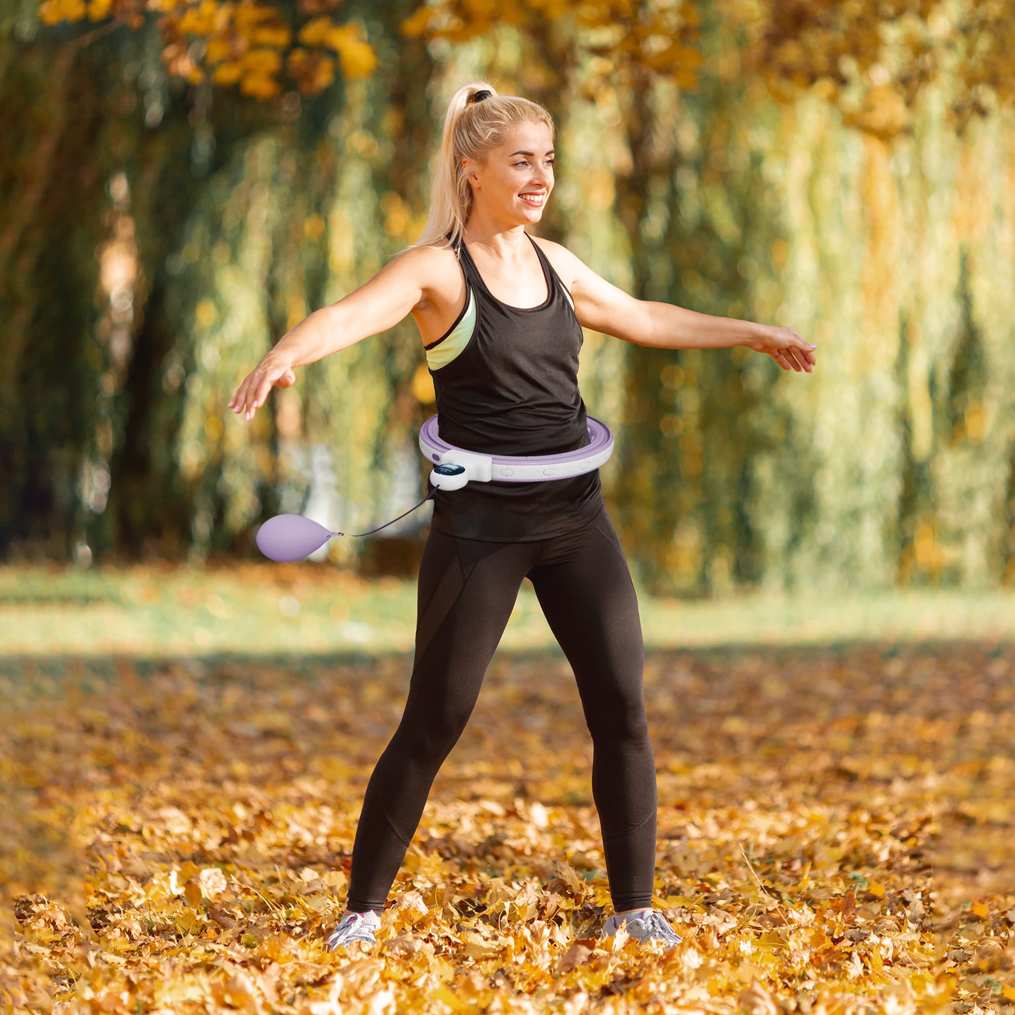 Smart Hula Hoop Reifen für Erwachsene mit Gewichtskugel Zähler