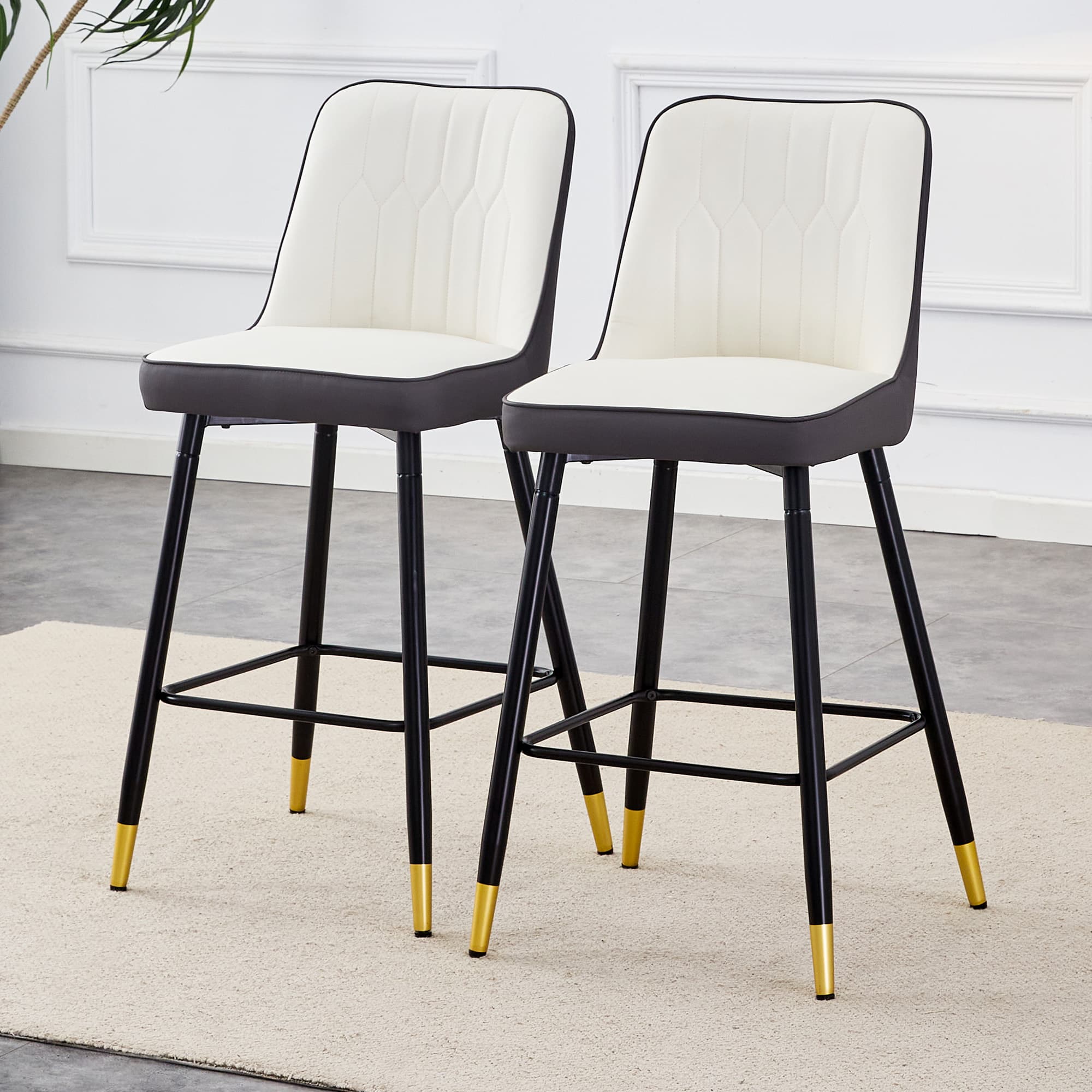 Barhocker-Set aus zwei Hockern, 100 cm hoch
