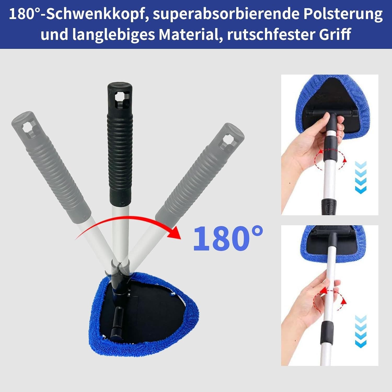 Scheibenreiniger-Set für Auto-Frontscheiben, mehrteilig
