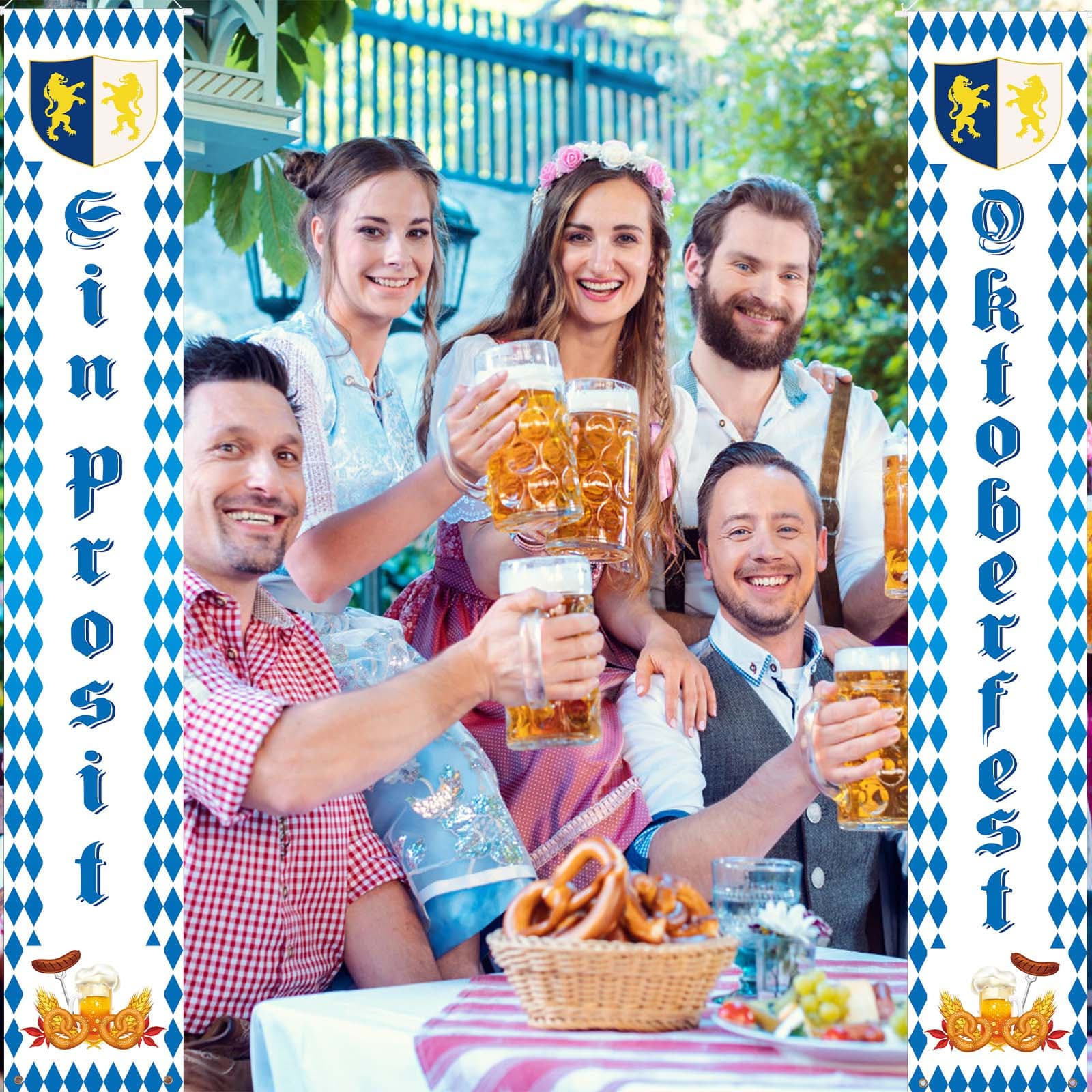 Oktoberfest Tür Banner Set, 2 Stück