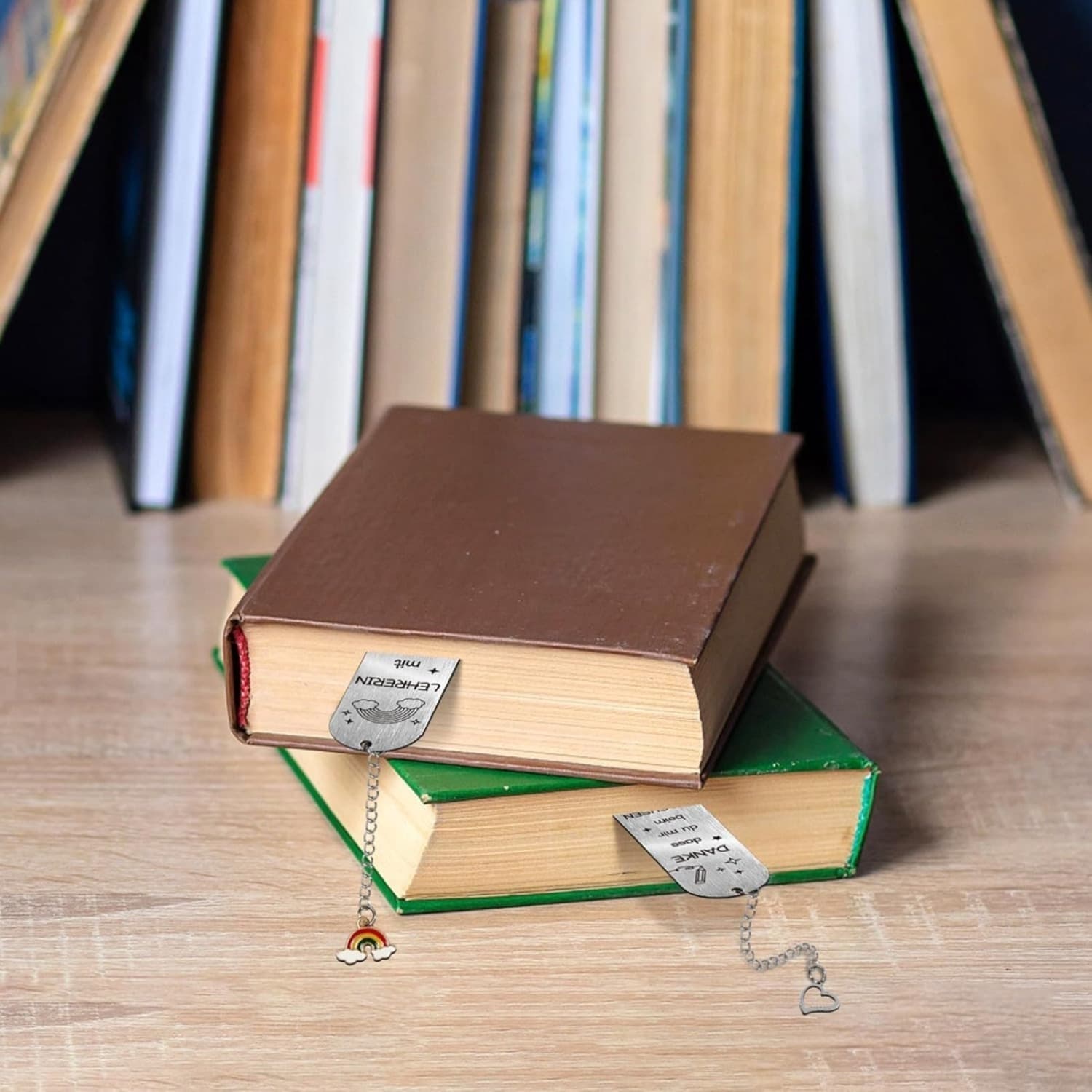 3-teiliges Metall-Lesezeichen-Set für Lehrer-Abschiedsgeschenke