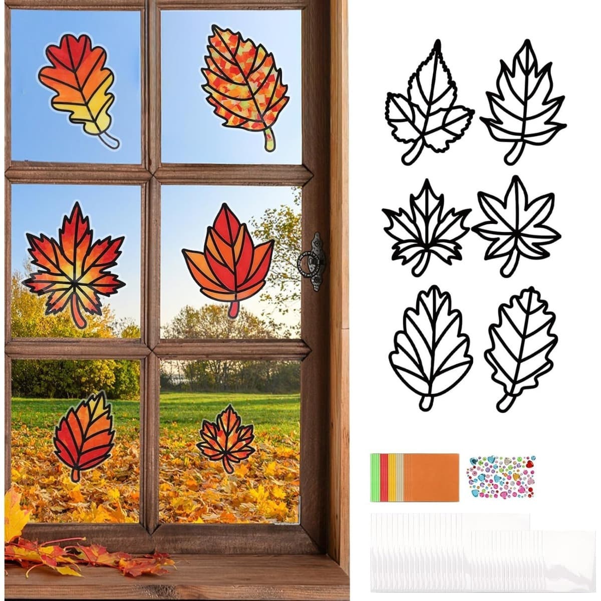 Autumn Craft Kit 94 Pieces for DIY Decor