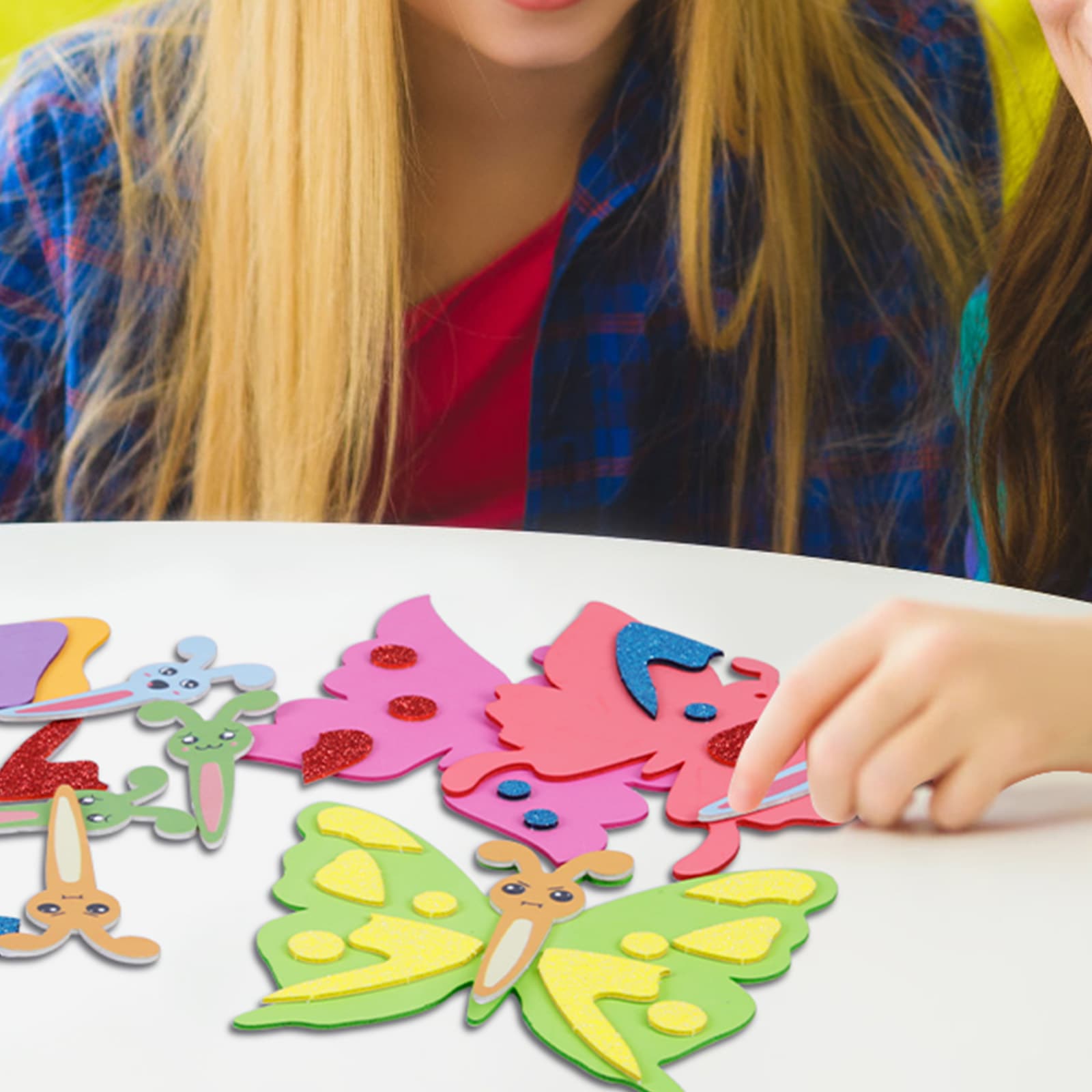 12-Piece EVA Butterfly Set for Crafts and Decor