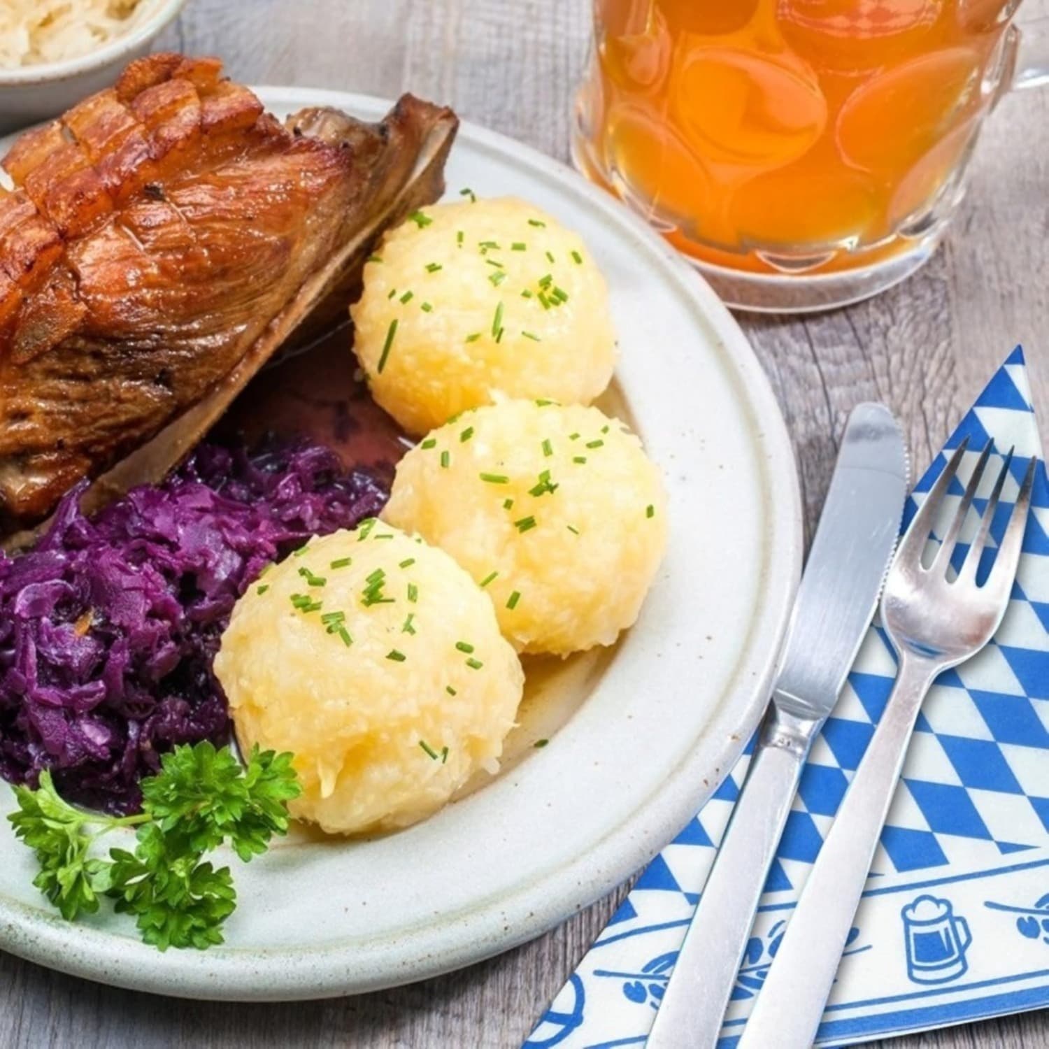 120 Bierfest-Servietten Set für Feiern und Partys