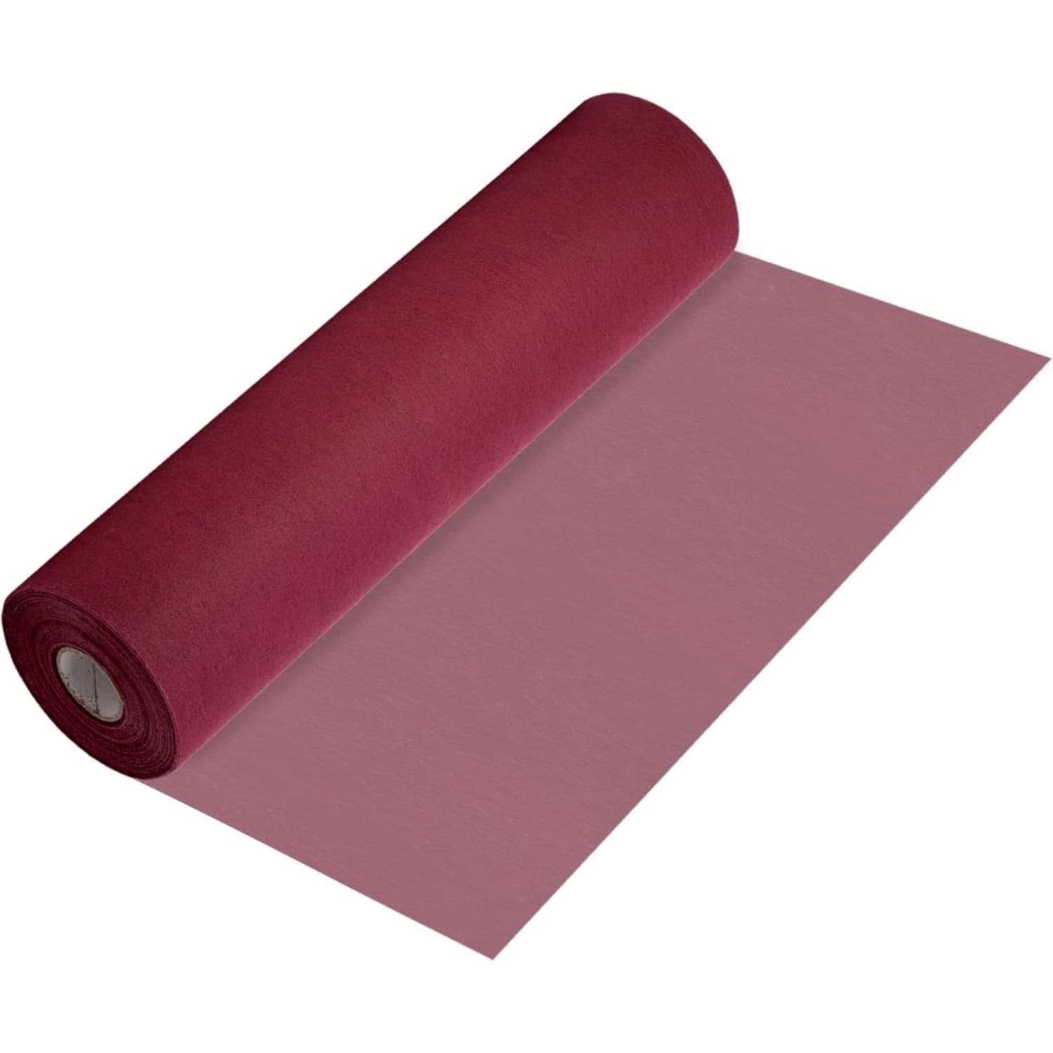 Polyester Tischdecke in Burgunderrot, 30 cm x 25 m
