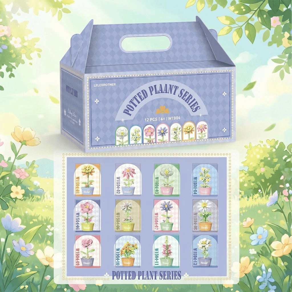 Kit créatif décoration florale DIY 12 pièces