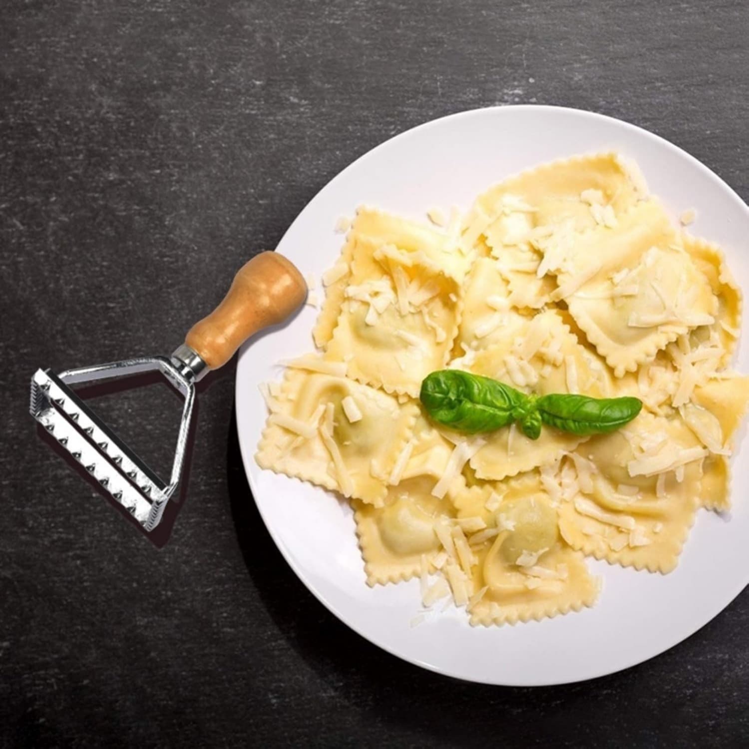 Set emporte-pièces ravioli inox avec formes, 11 cm